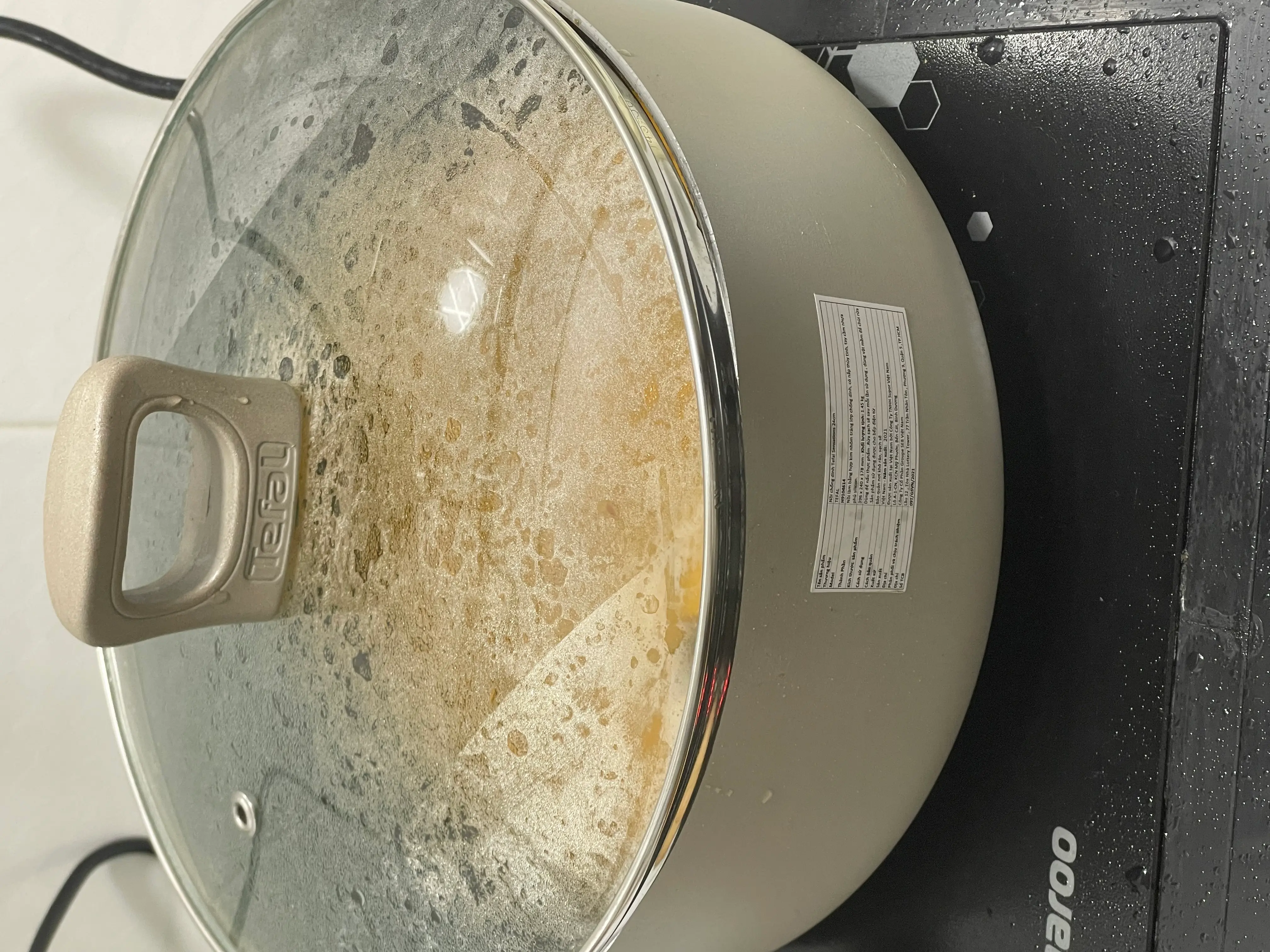 Khách hàng review Nồi nhôm chống dính nắp kính 24 cm Tefal H9104614 2