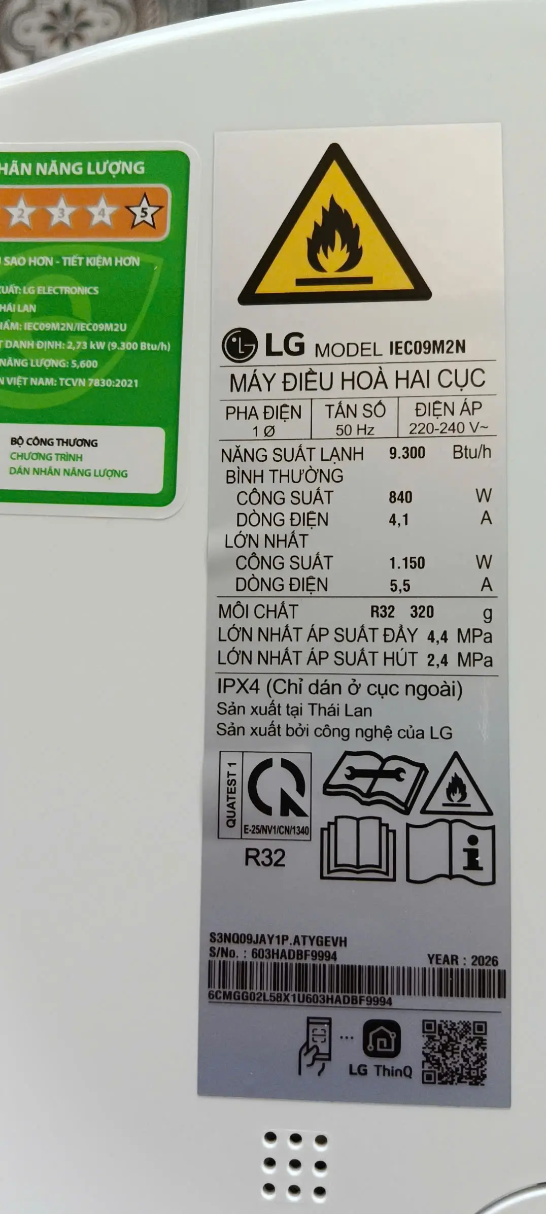 Khách hàng review Máy lạnh LG Inverter 1 HP IEC09M2 1