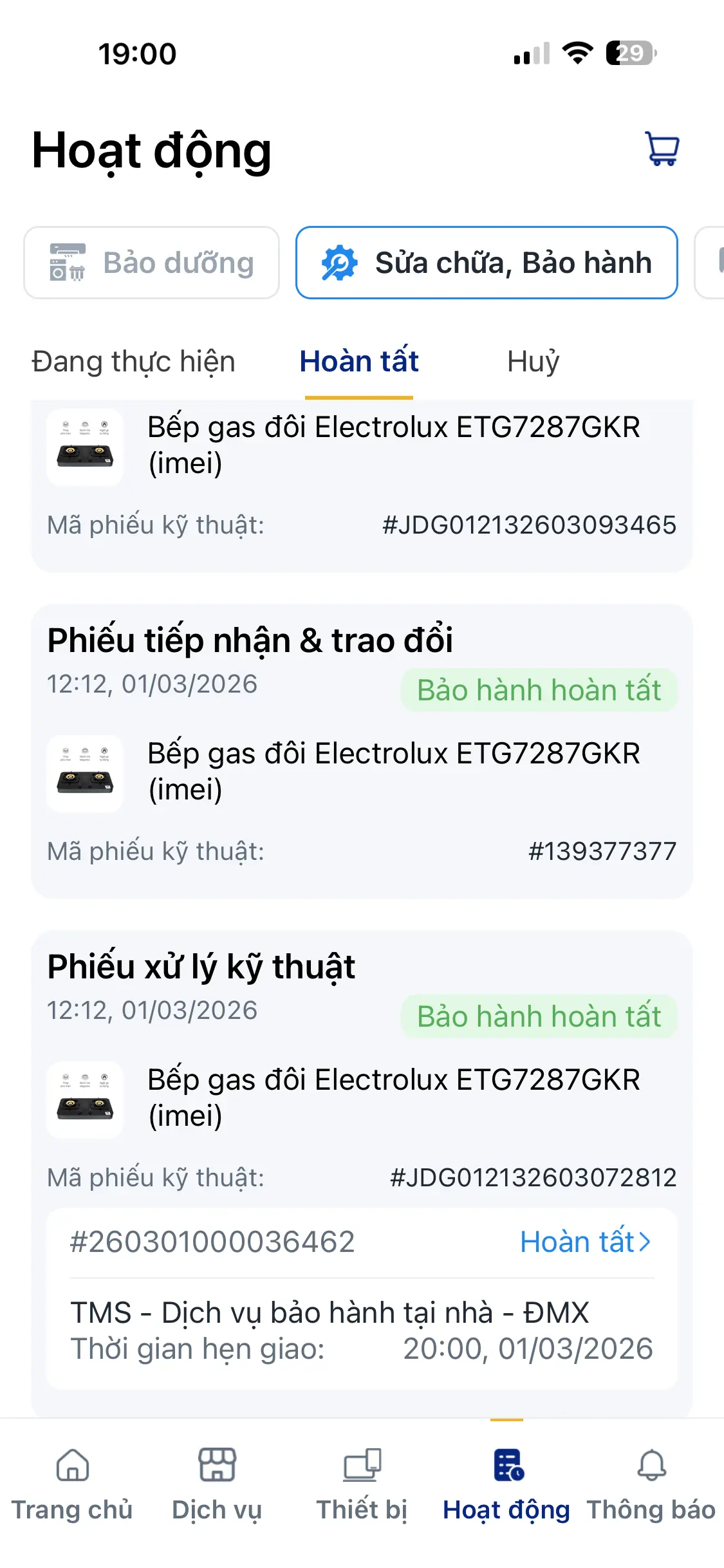 Khách hàng review Bếp ga đôi Electrolux ETG7287GKR 3