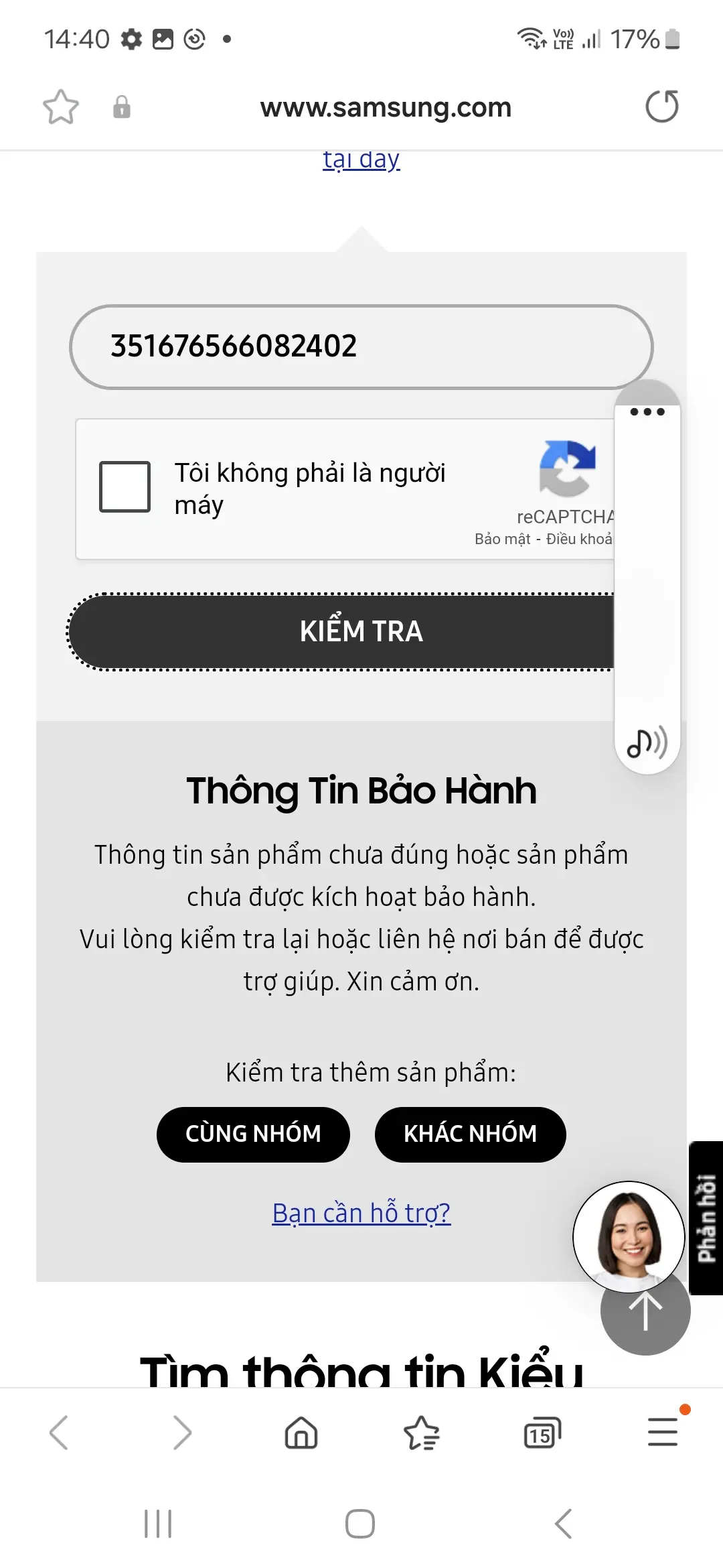 Khách hàng review Điện thoại Samsung Galaxy A35 5G 8GB/256GB 2