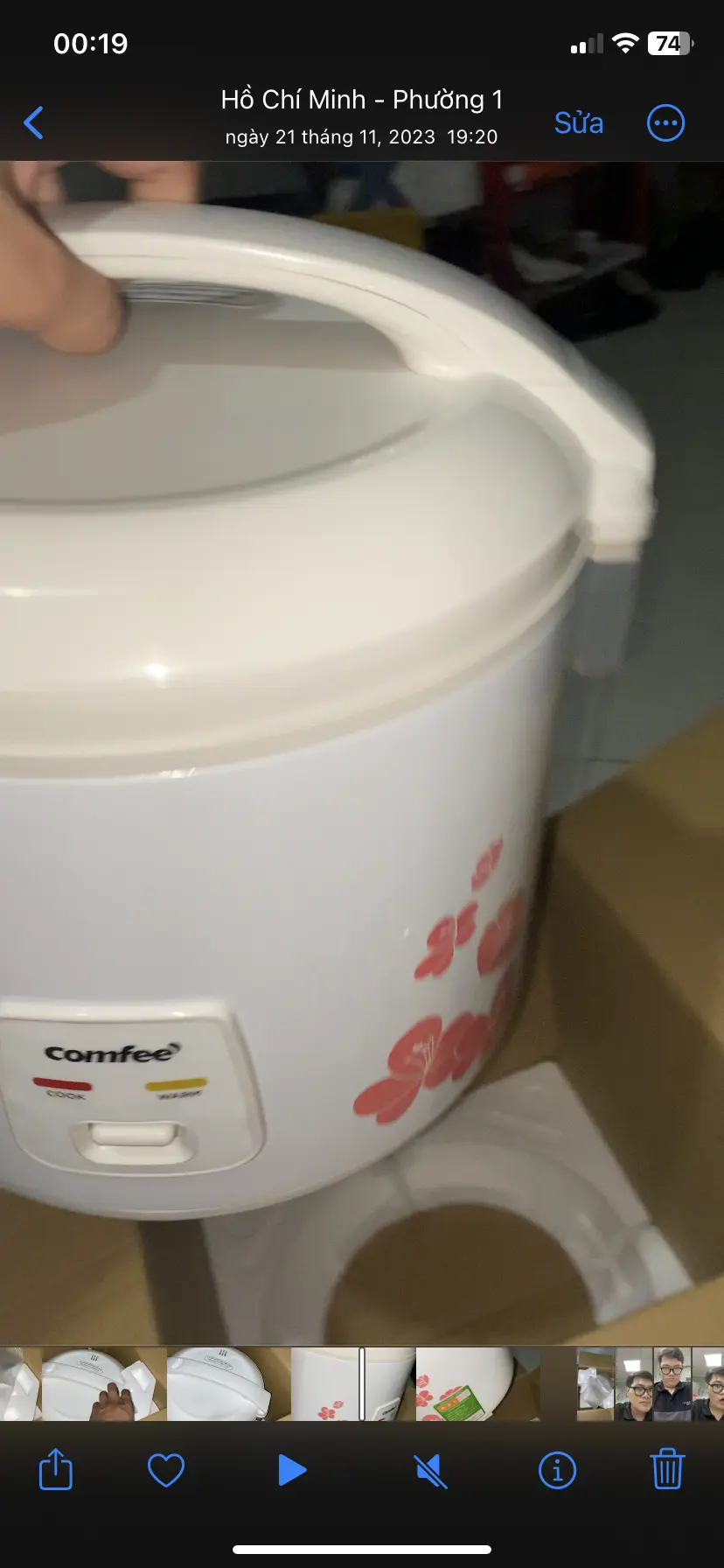 Khách hàng review Nồi cơm nắp gài Comfee 1.8 lít CR-CM1820(C) 1