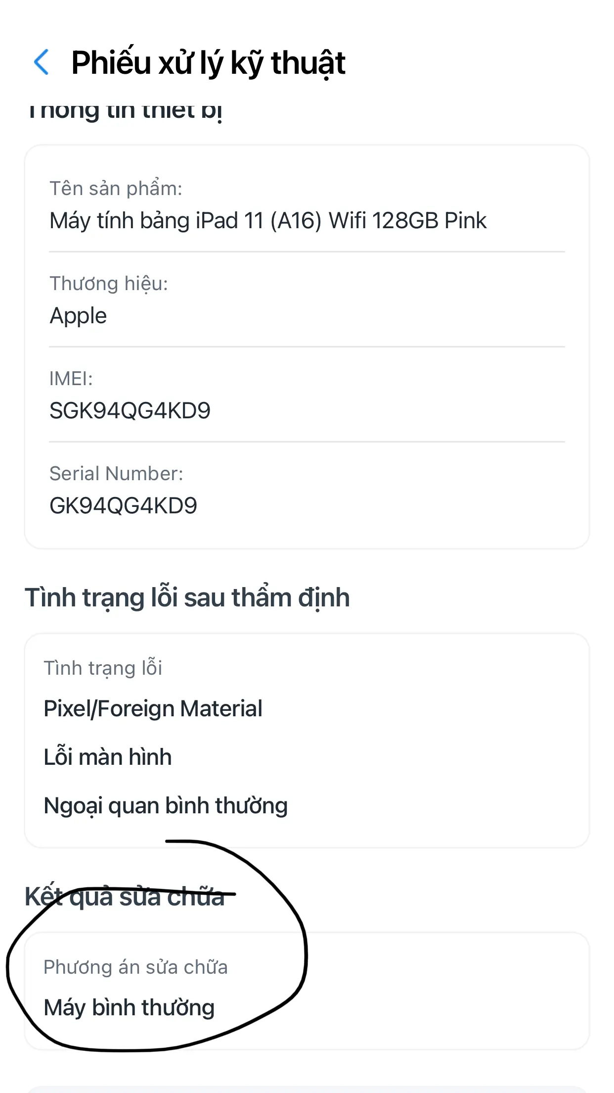 Khách hàng review Máy tính bảng iPad A16 WiFi 128GB 2