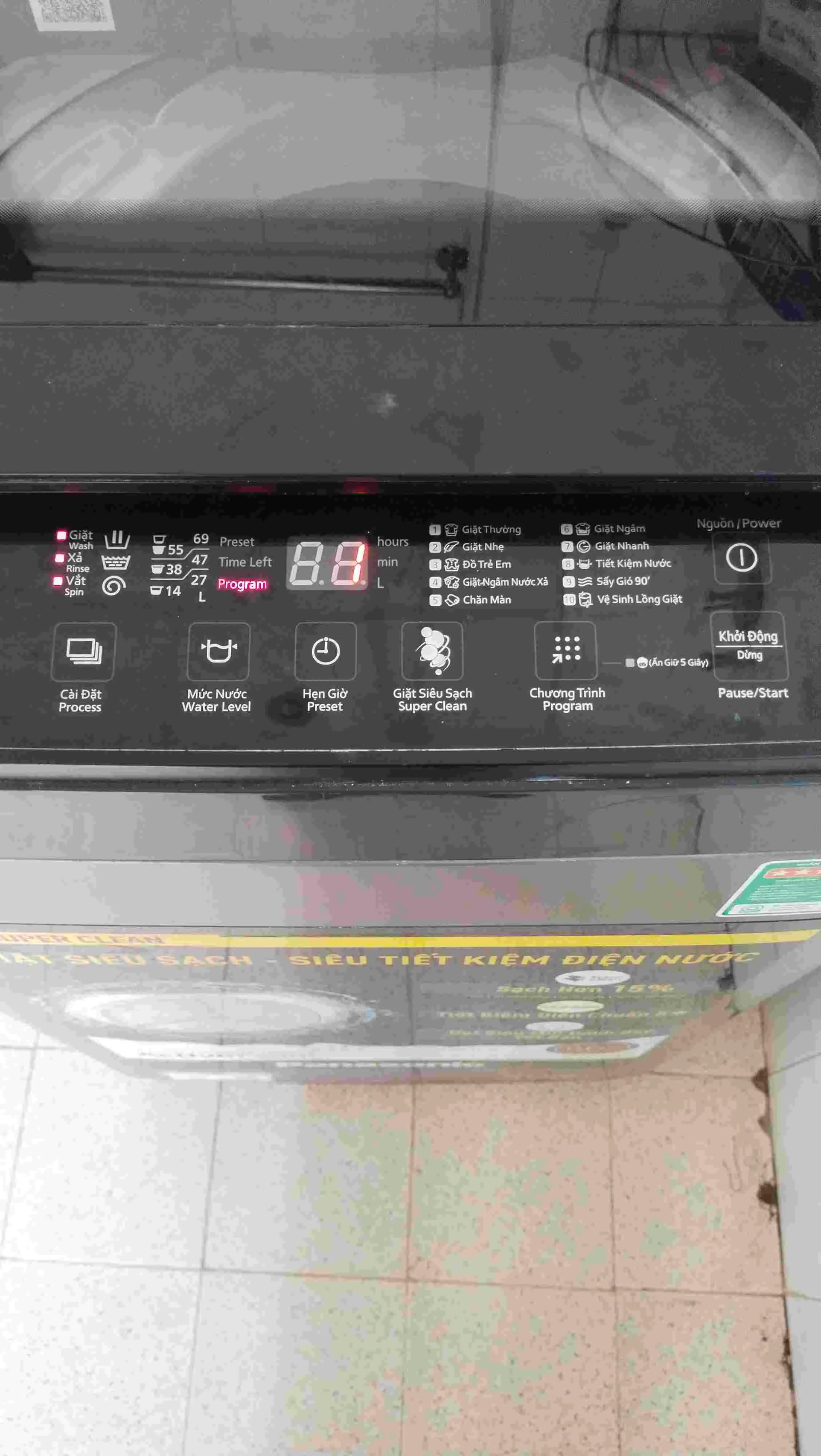 Khách hàng review Máy giặt Panasonic 8.2 kg NA-F82Y01DRV 47