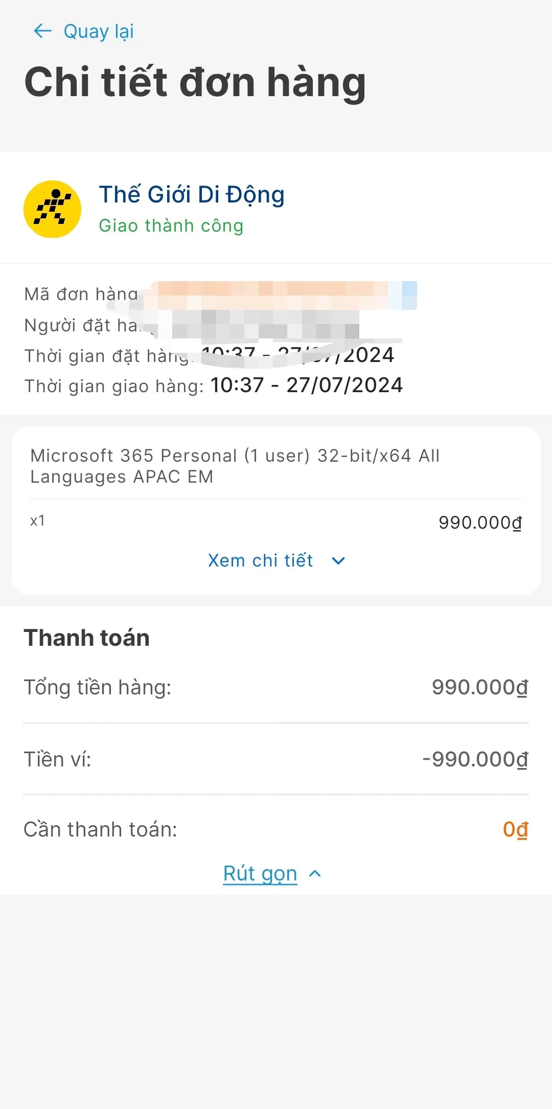Khách hàng review Microsoft 365 Personal (Dành cho 1 người, 12 tháng, 1TB OneDrive/5 thiết bị/người) 3
