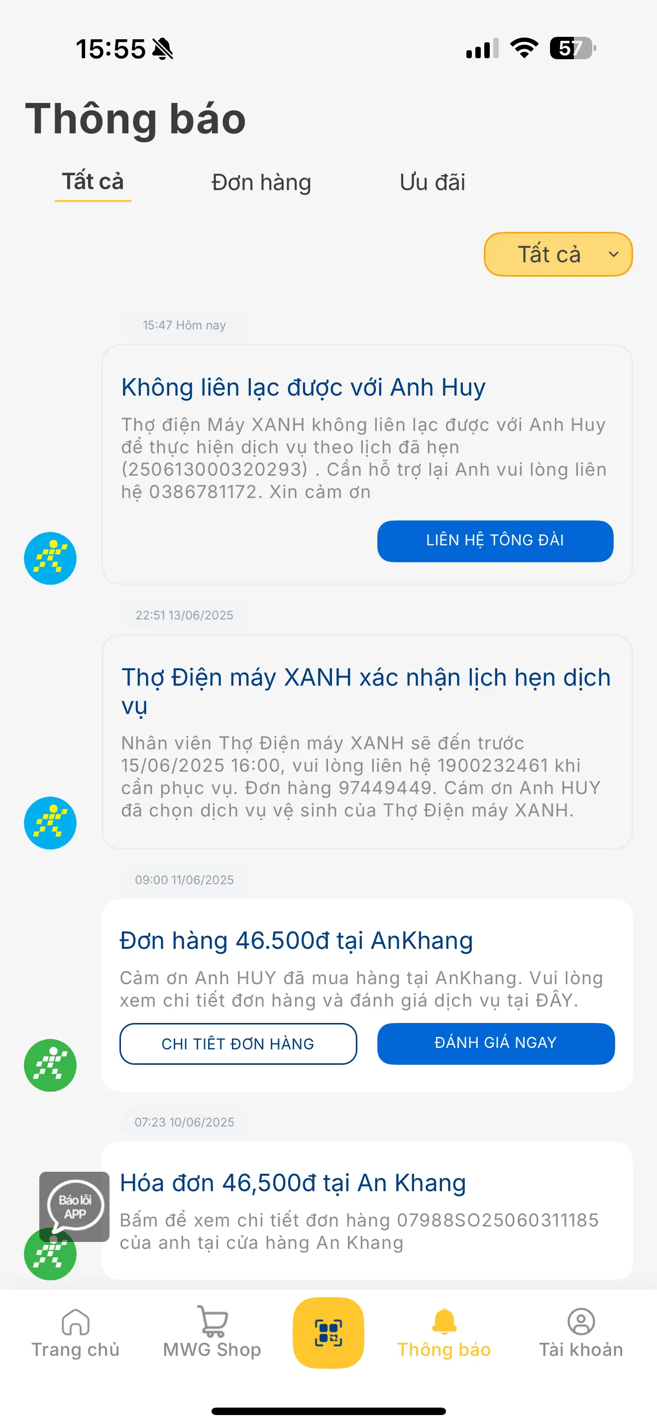 Khách hàng review Vệ Sinh Máy Lạnh Treo Tường 5