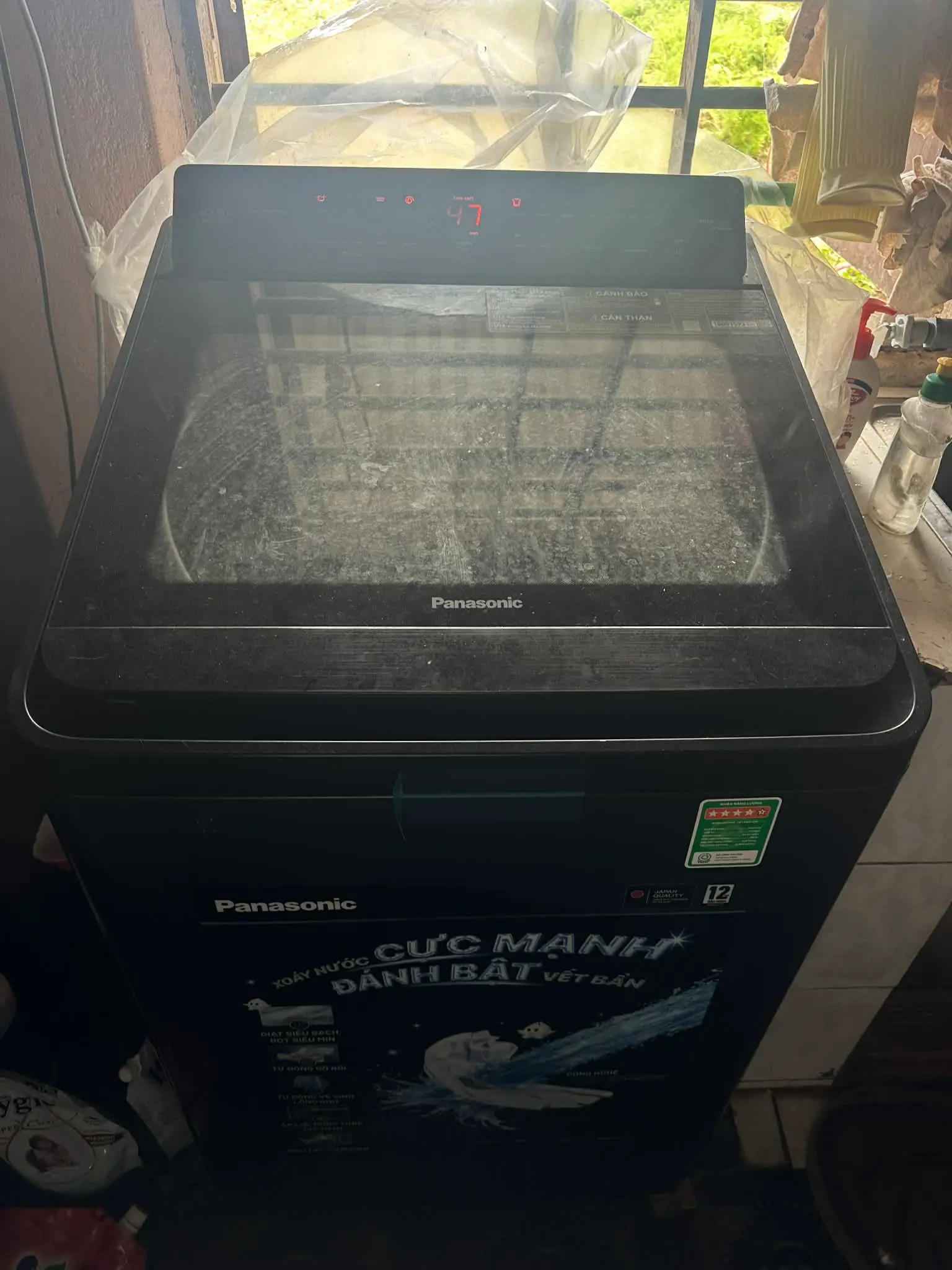 Khách hàng review Máy giặt Panasonic Inverter 10.5 Kg NA-FD105X3BV 2