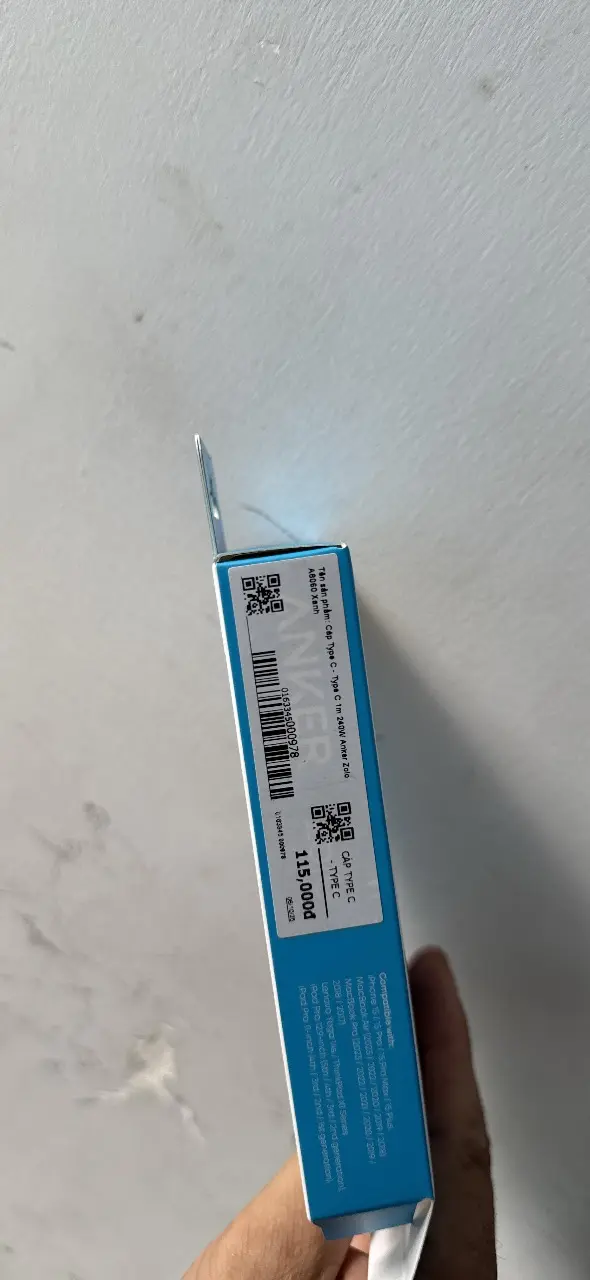 Khách hàng review Cáp sạc nhanh và truyền dữ liệu Type-C - Type-C 240W 1m Anker Zolo A8060 2