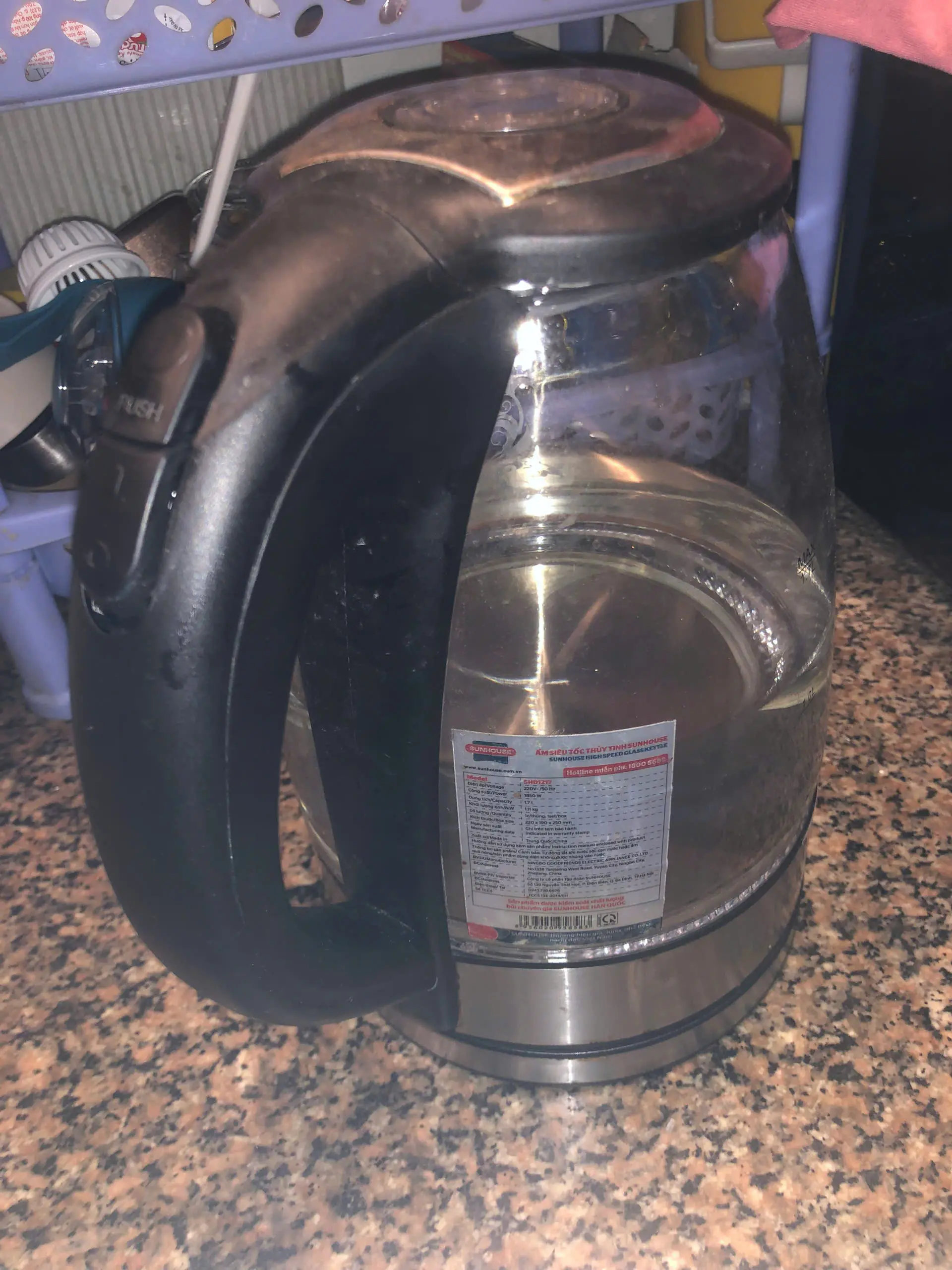Khách hàng review Bình đun siêu tốc Sunhouse 1.7 lít SHD1217 3