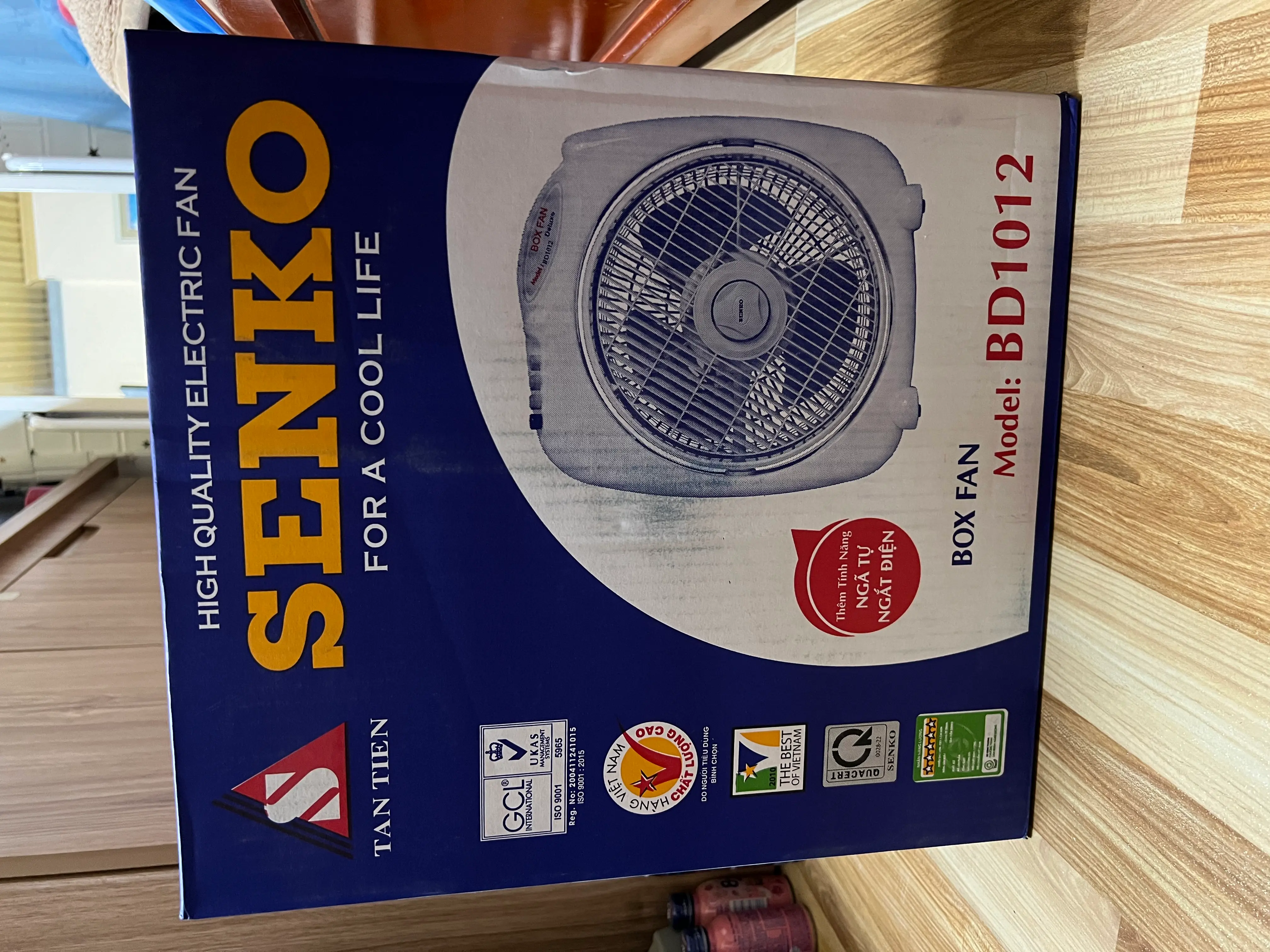 Khách hàng review Quạt hộp Senko 3 cánh BD1012 40W 2