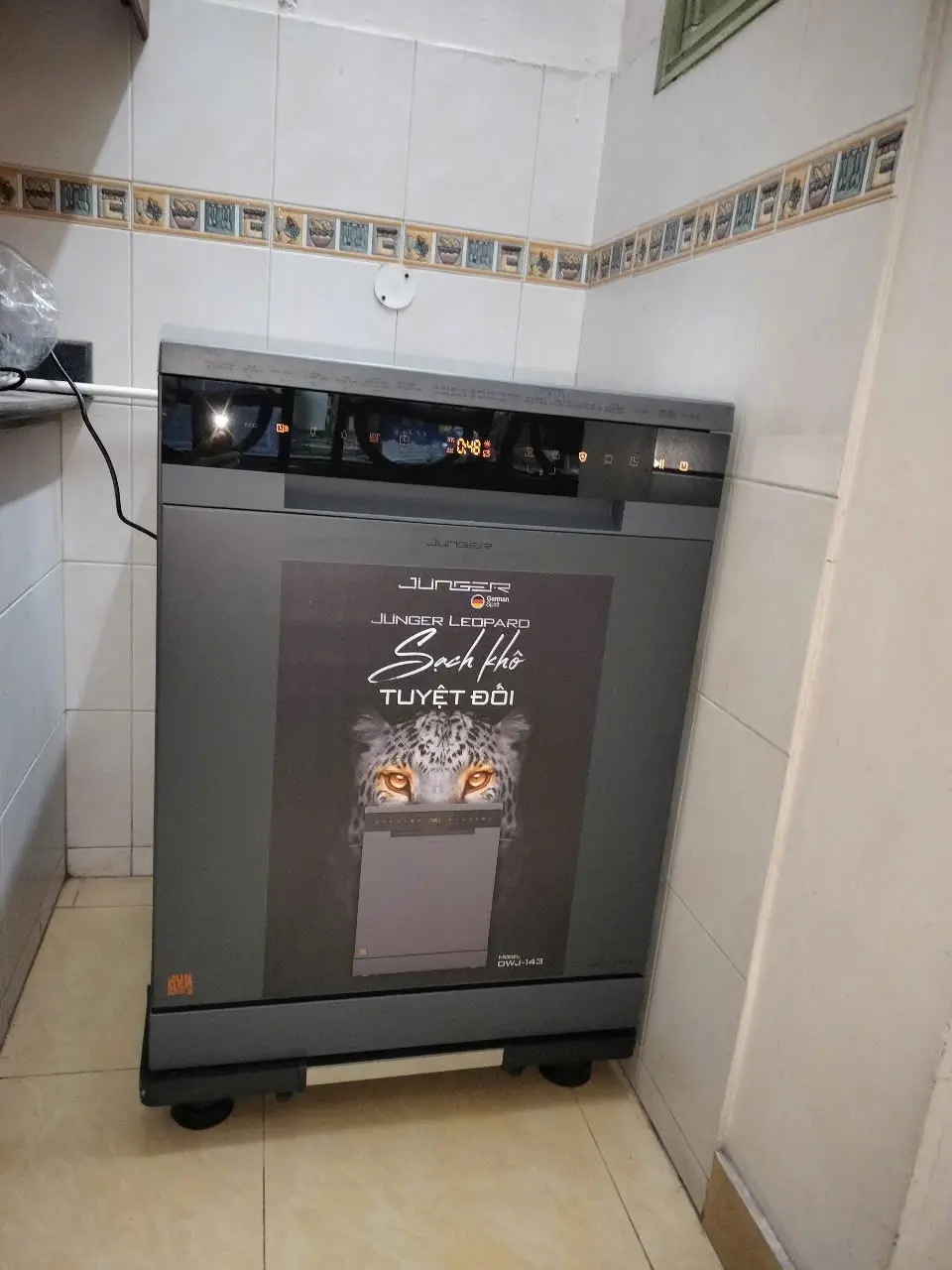 Khách hàng review Máy rửa chén độc lập Junger Leopard DWJ-143 13