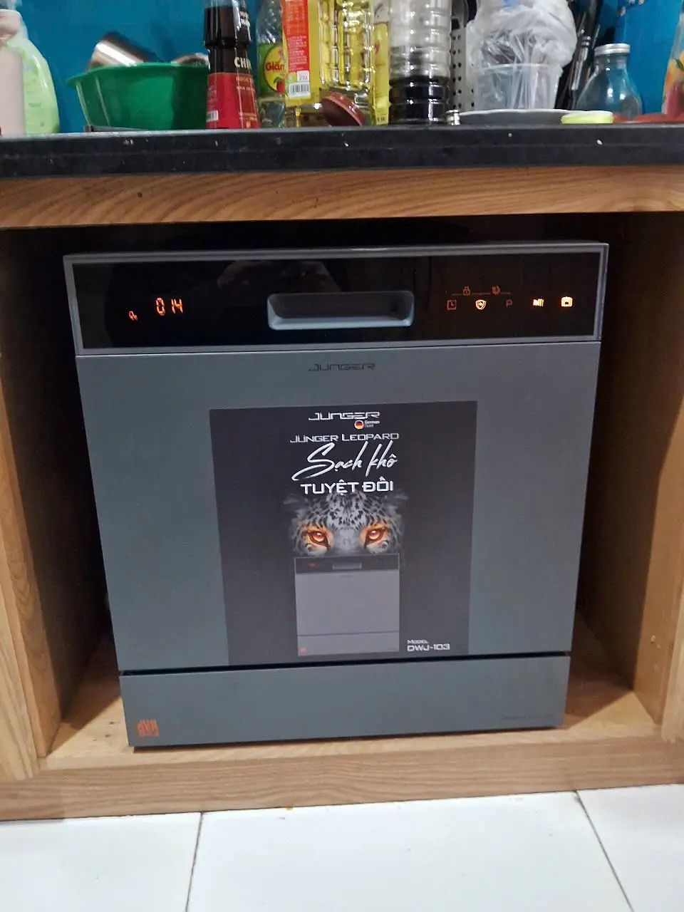 Khách hàng review Máy rửa chén độc lập Junger Leopard DWJ-103 10