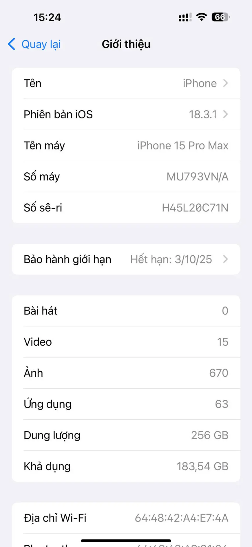 Khách hàng review Điện thoại iPhone 15 Pro Max 256GB 4