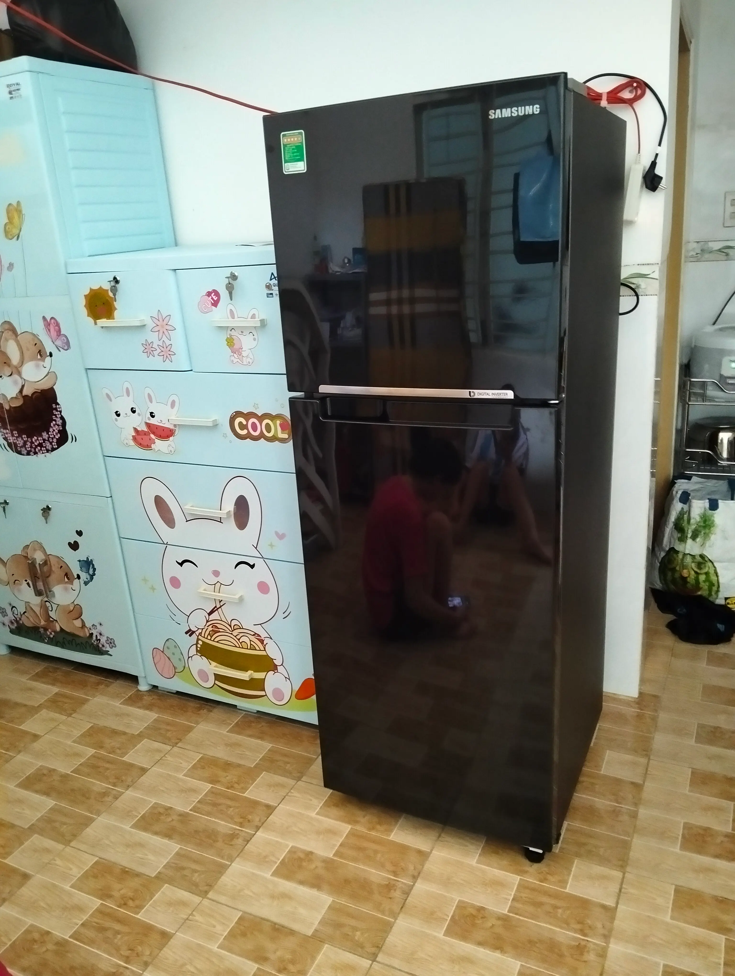 Khách hàng review Tủ lạnh Samsung Inverter 236 lít RT22M4032BU/SV 1