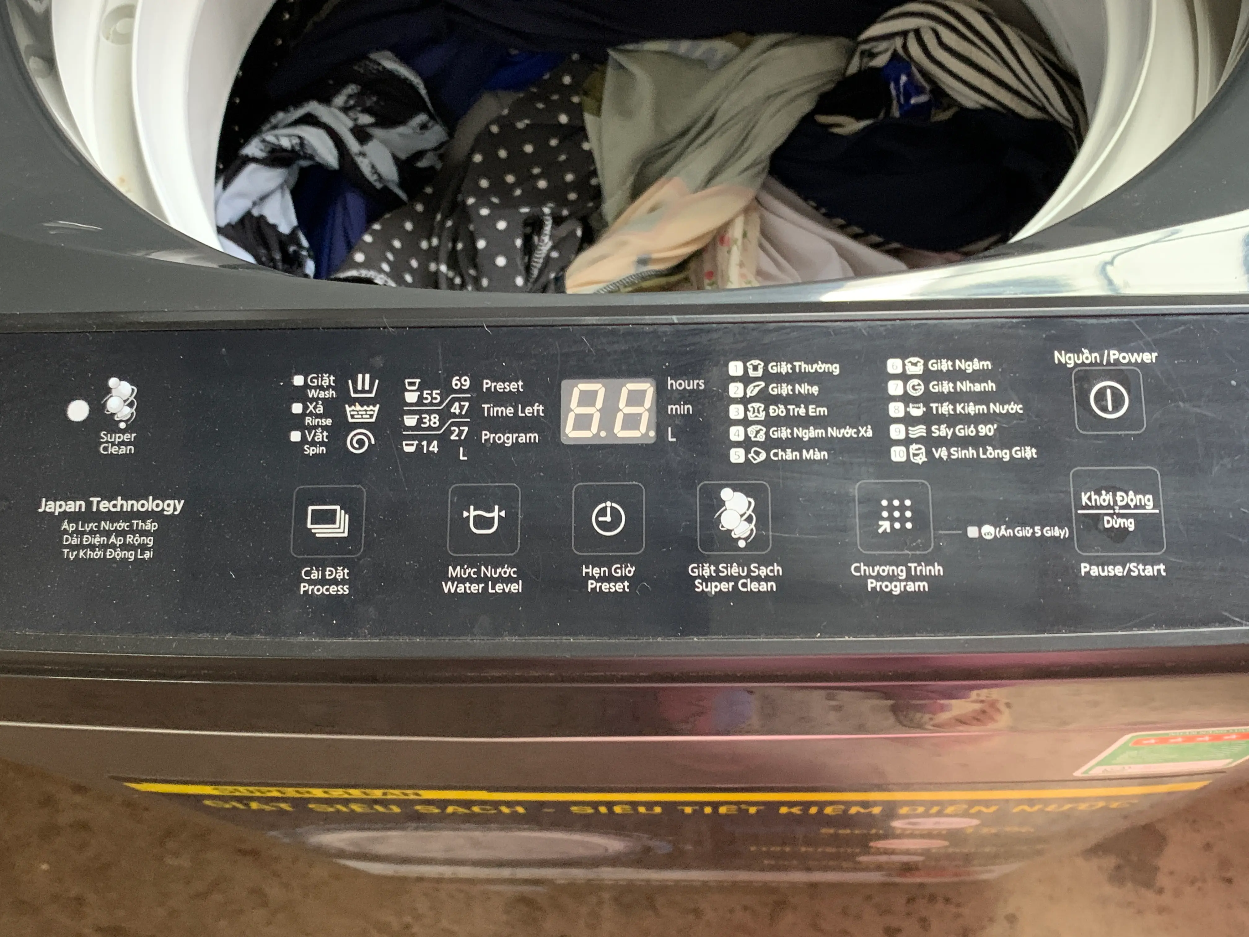 Khách hàng review Máy giặt Panasonic 8.2 kg NA-F82Y01DRV 15
