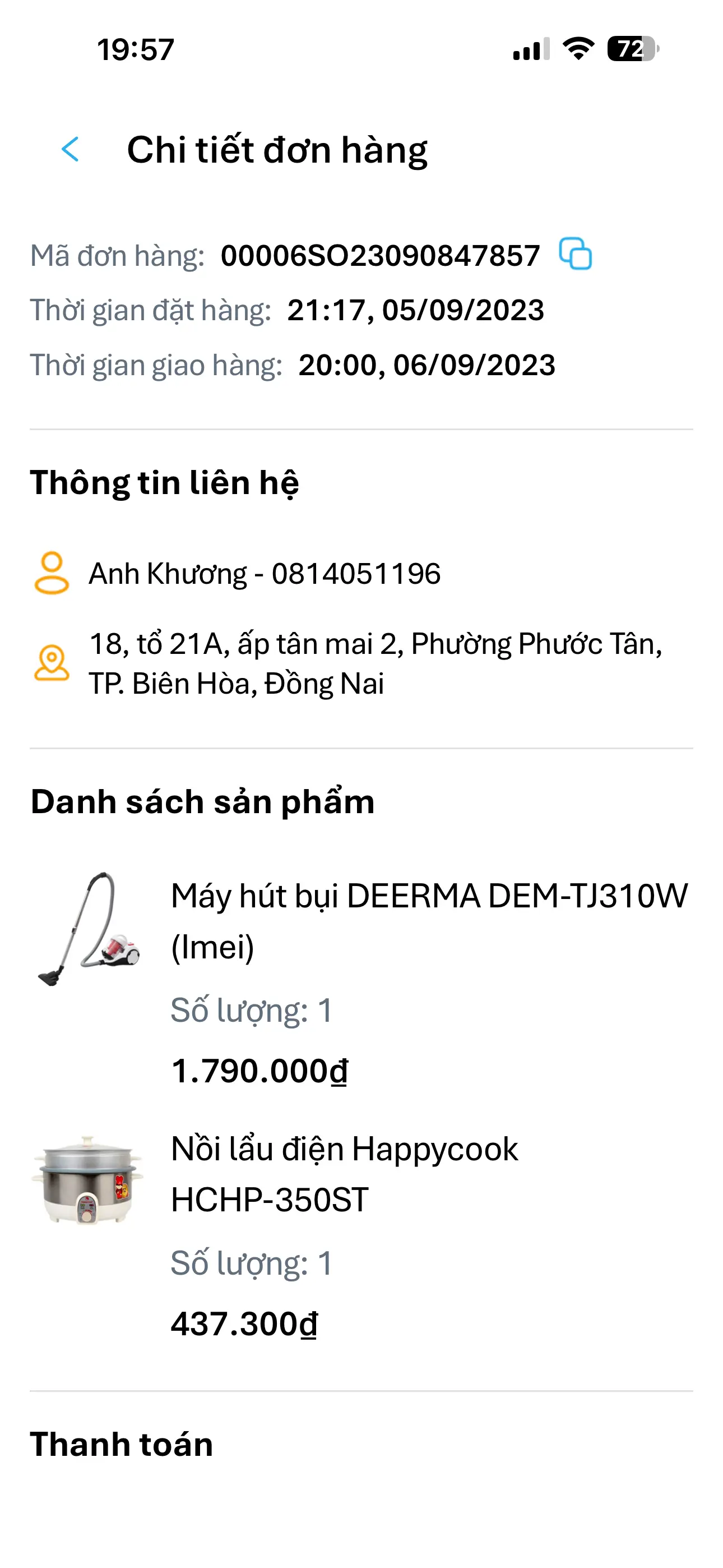 Khách hàng review Máy hút bụi dạng hộp Deerma DEM-TJ310W 2