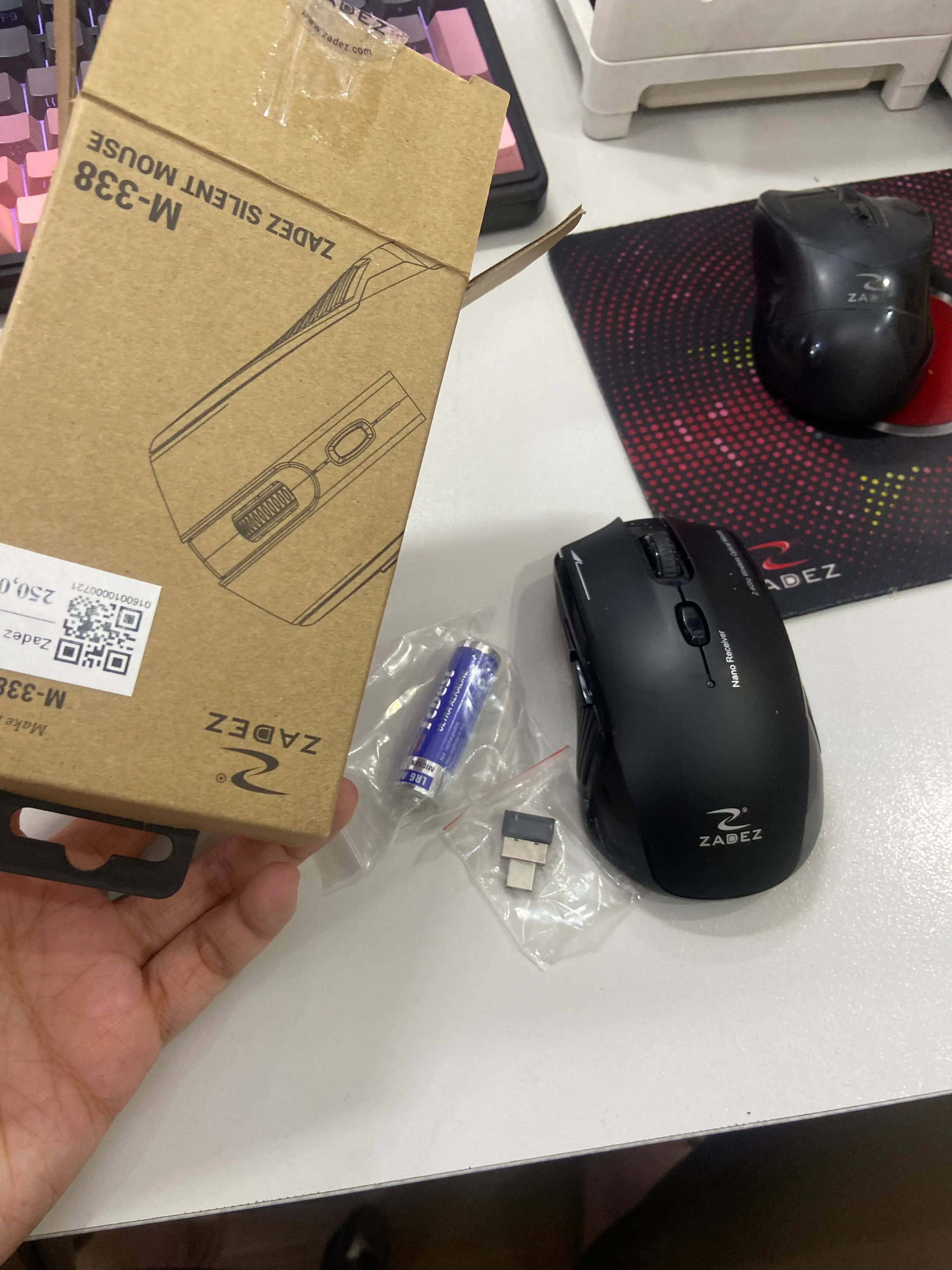 Khách hàng review Chuột Không dây Silent Zadez M338 1