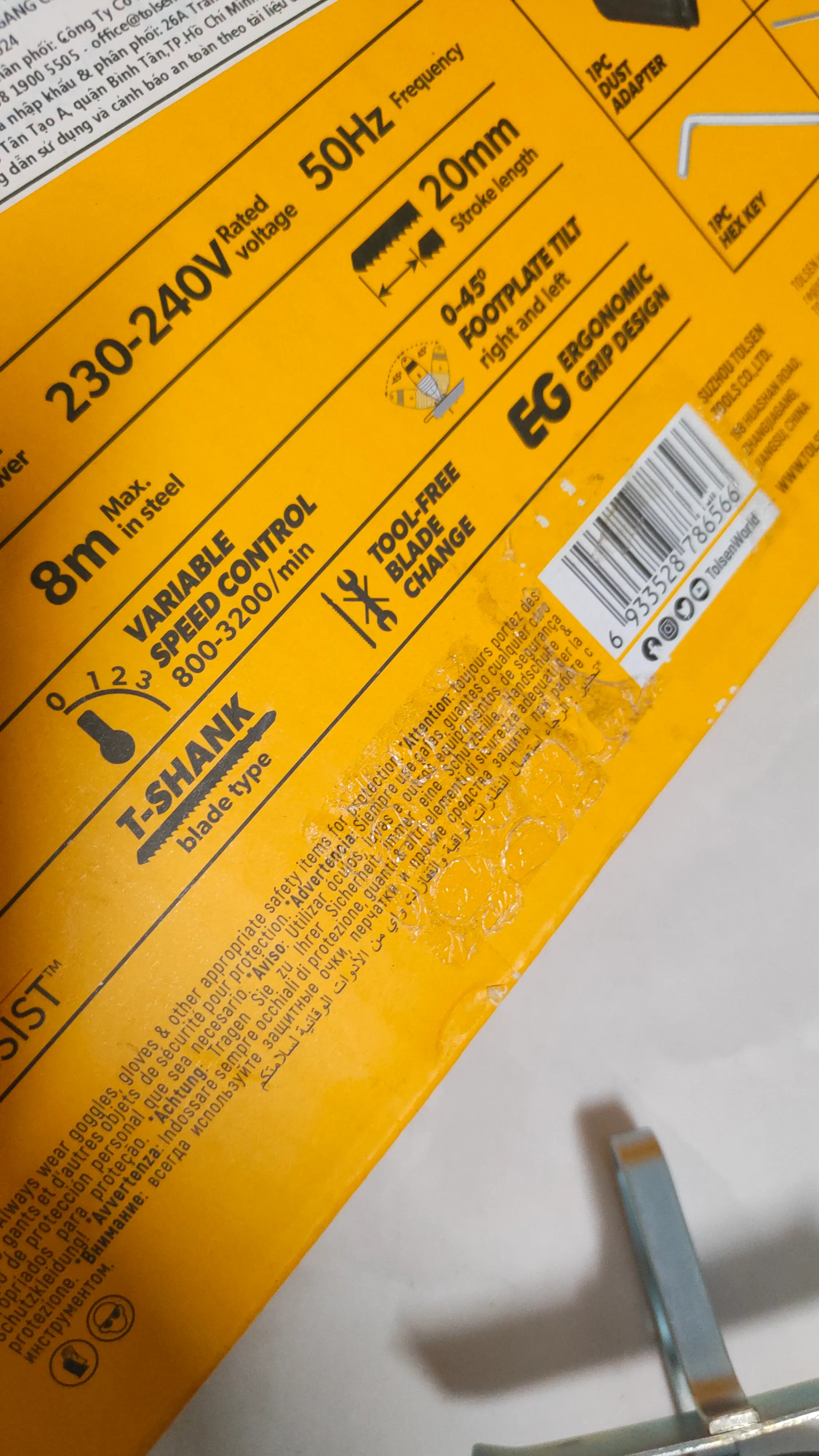 Khách hàng review Máy cưa lọng dùng điện Tolsen 800W 79551 2