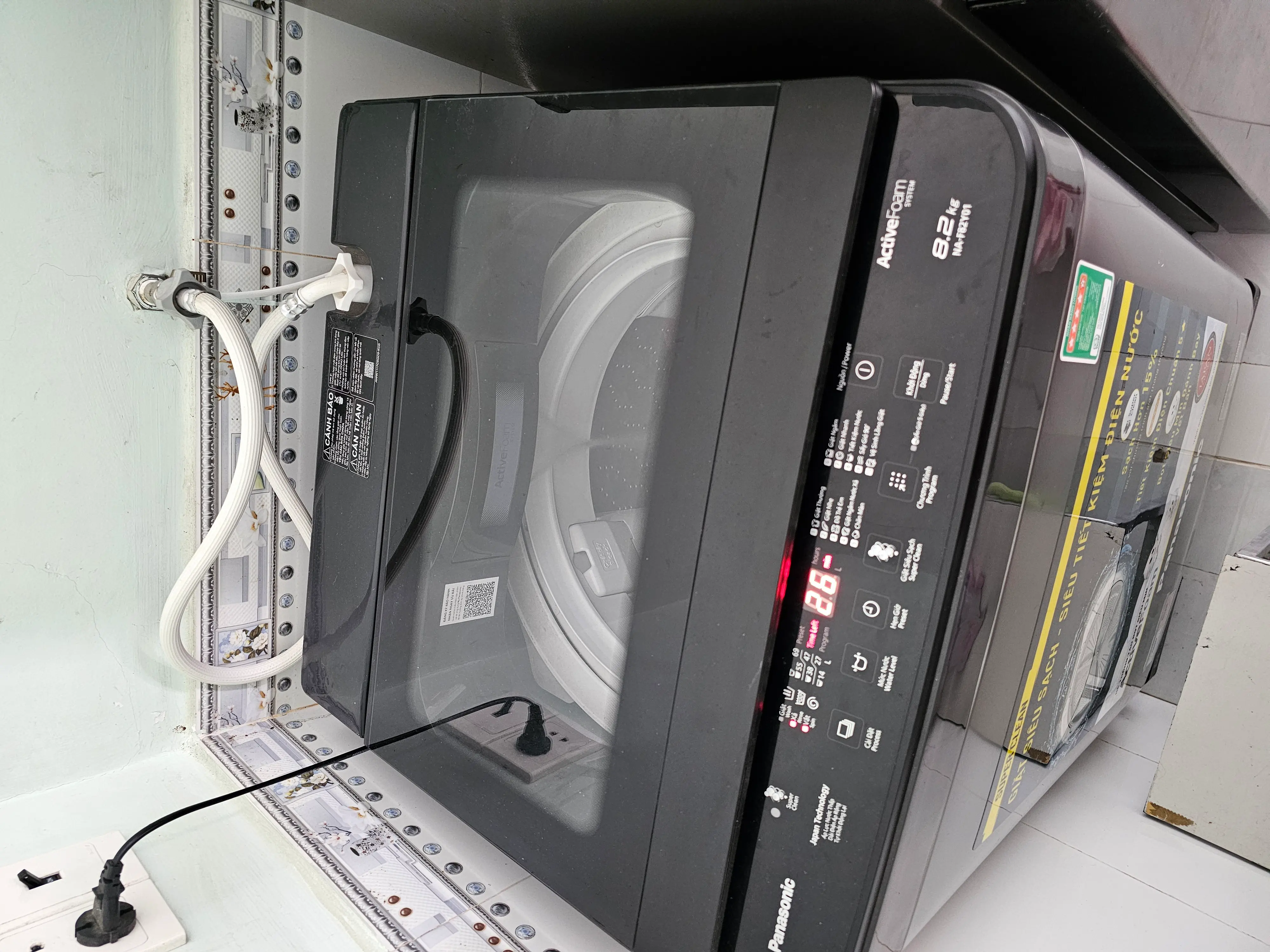 Khách hàng review Máy giặt Panasonic 8.2 kg NA-F82Y01DRV 5