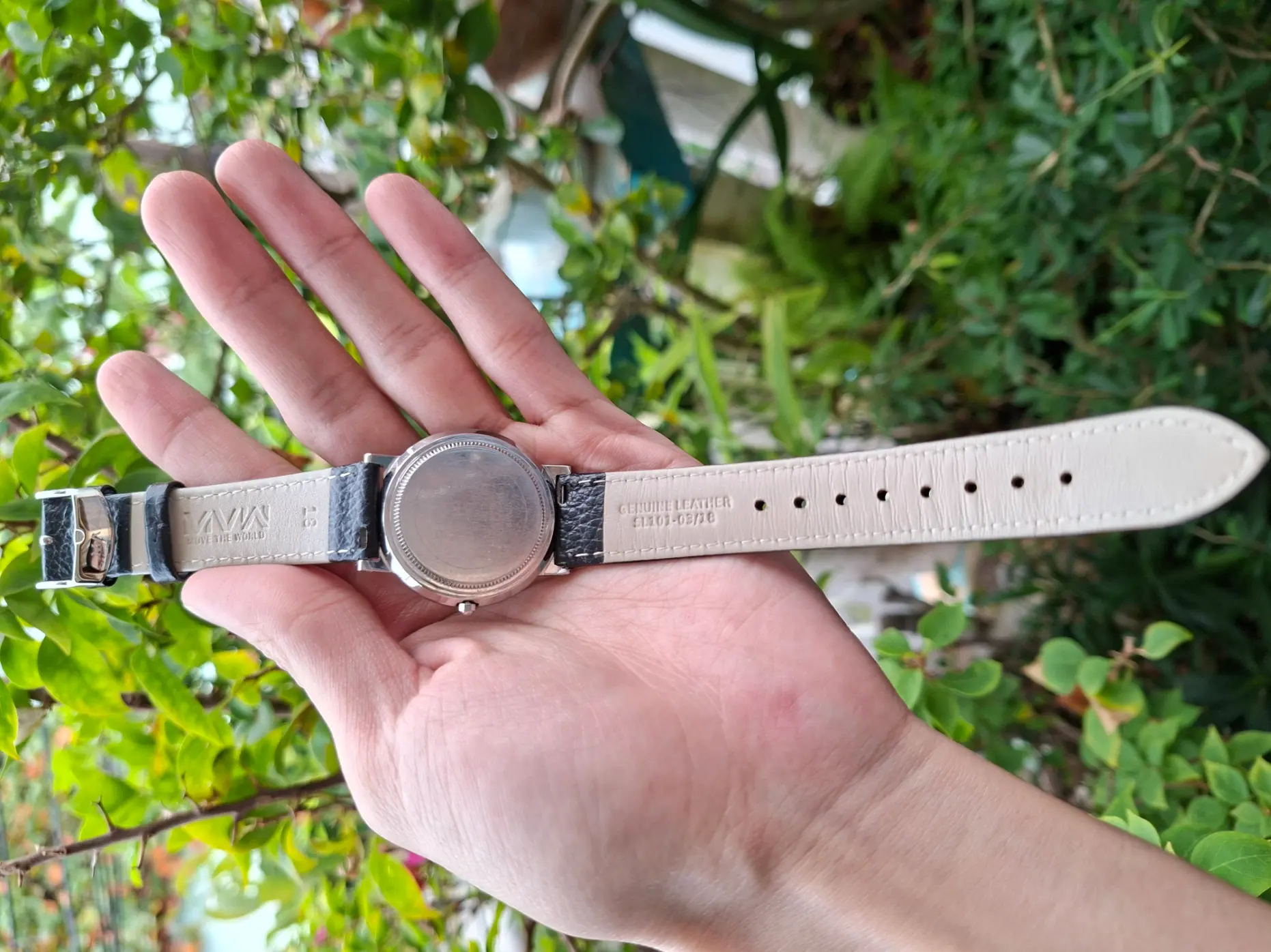Khách hàng review Dây da đồng hồ 18mm SL101-03 Đen 2