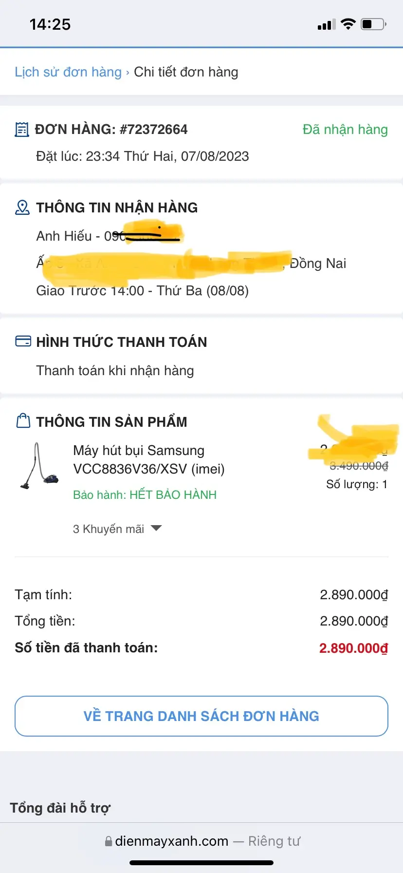 Khách hàng review Máy lạnh Casper Inverter 1 HP TC-09IS35 5