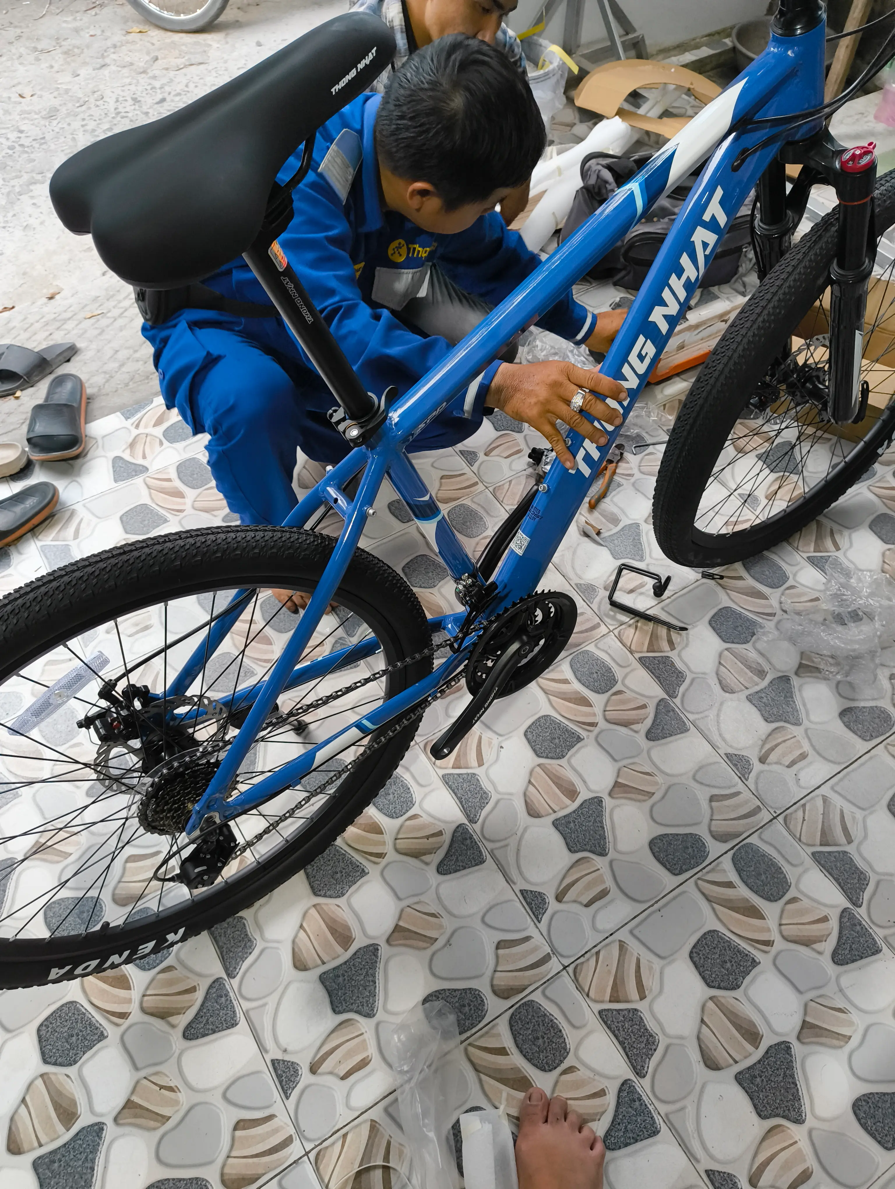 Khách hàng review Xe Đạp Địa Hình Thống Nhất SPD V5 27.5 inch Size M 2