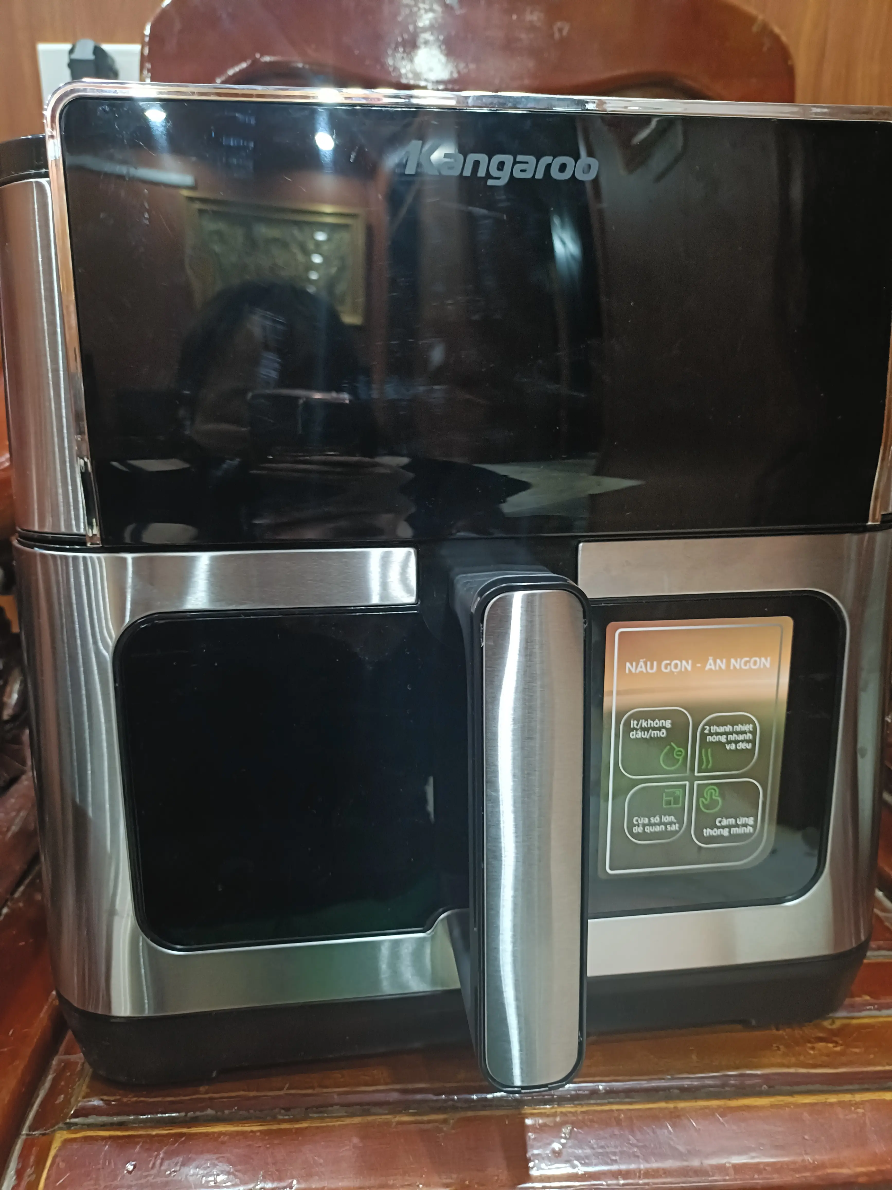 Khách hàng review Nồi chiên không dầu Kangaroo 10 lít KGAF102DG 2