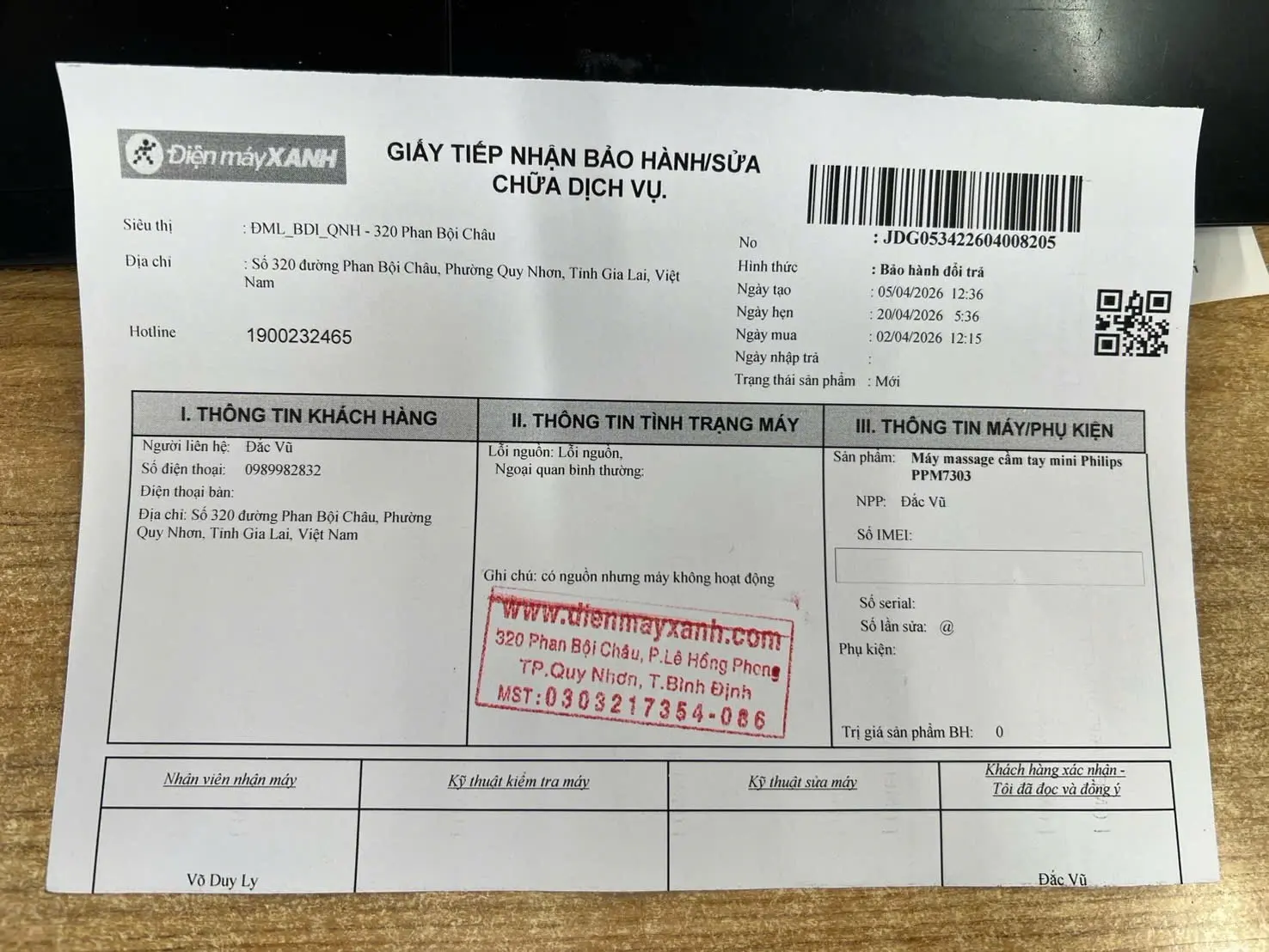 Khách hàng review Súng massage cầm tay Philips PPM7303 1