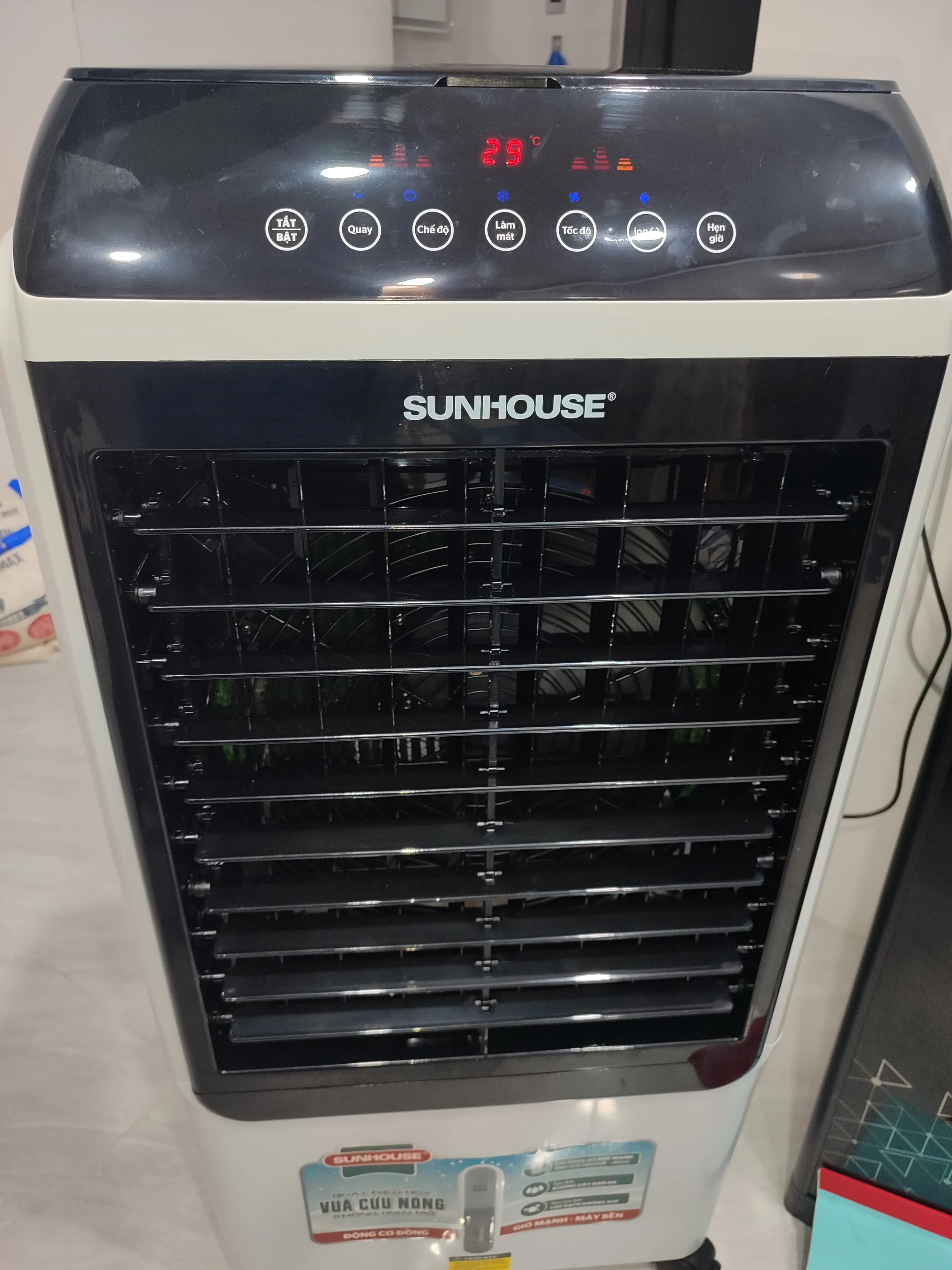 Khách hàng review Quạt điều hòa Sunhouse SHD7727 150W 5