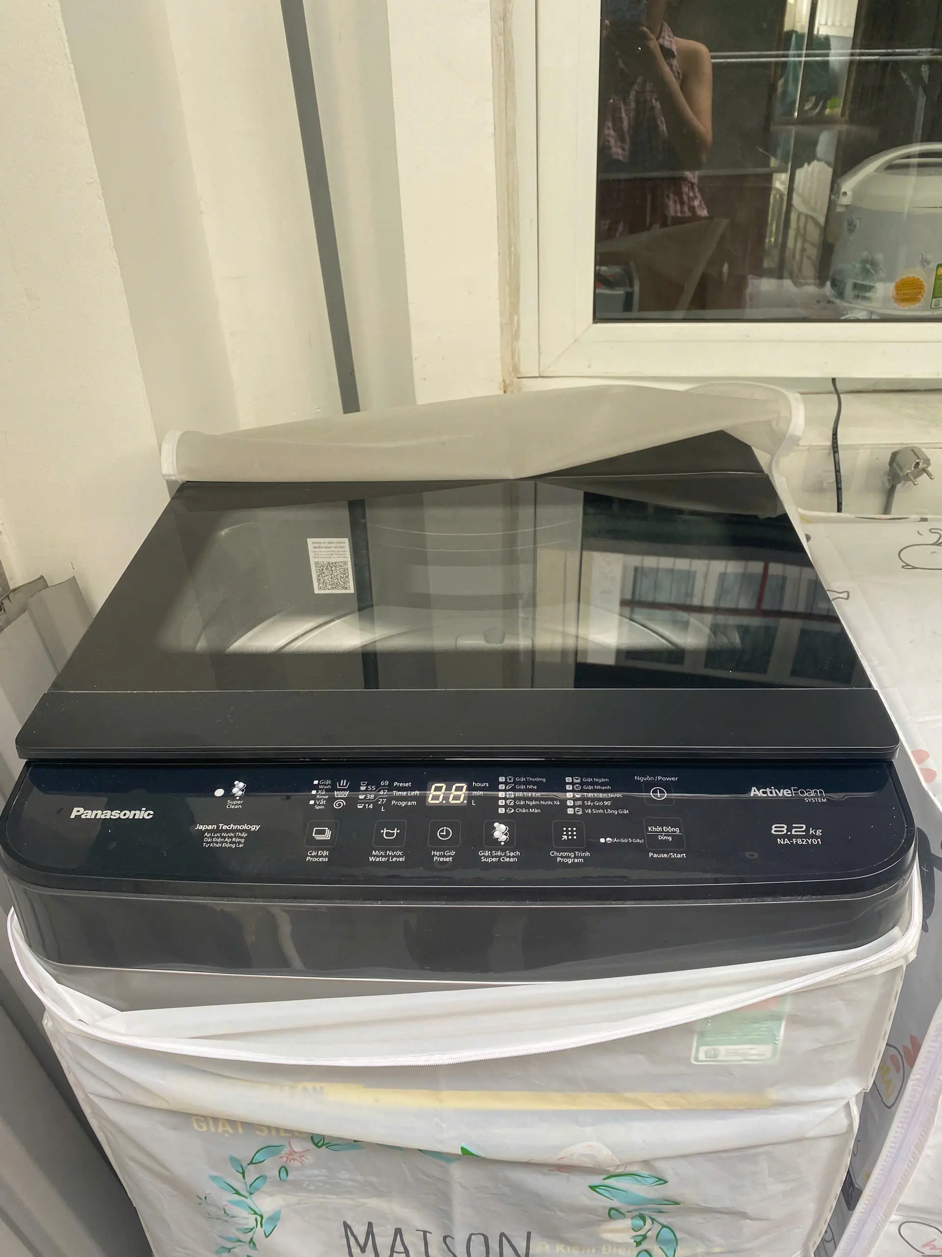 Khách hàng review Máy giặt Panasonic 8.2 kg NA-F82Y01DRV 43