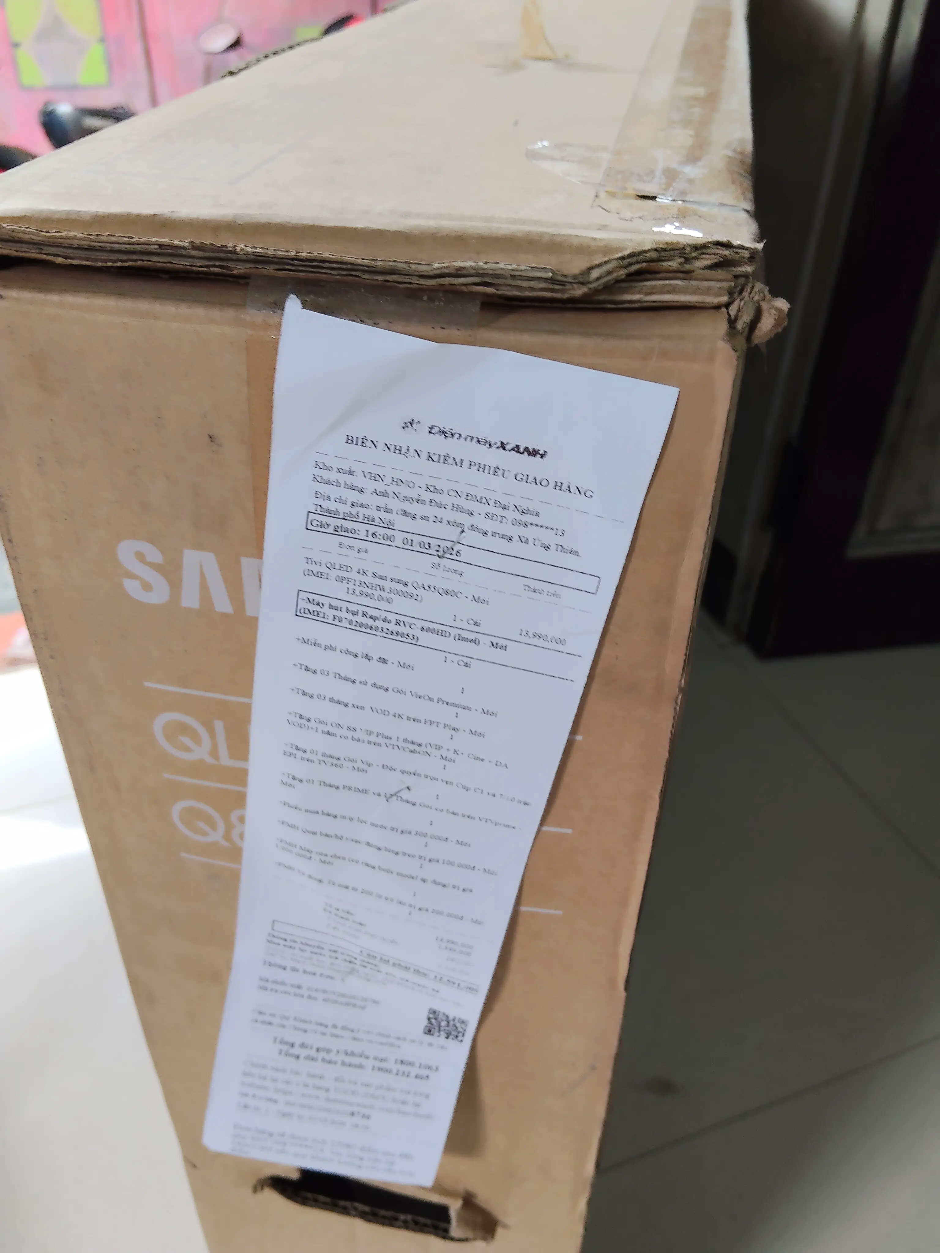 Khách hàng review Smart Tivi QLED Samsung AI 4K 55 inch QA55Q80C 2
