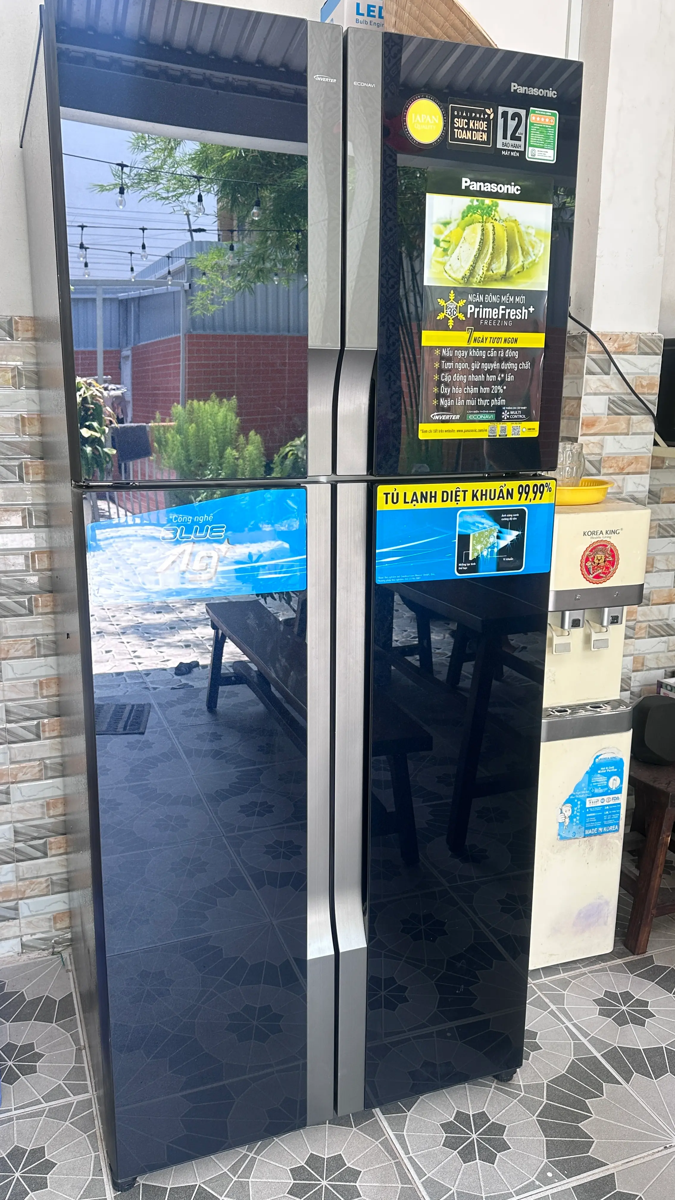 Khách hàng review Tủ lạnh Panasonic Inverter 550 lít Multi Door NR-DZ601VGKV 5