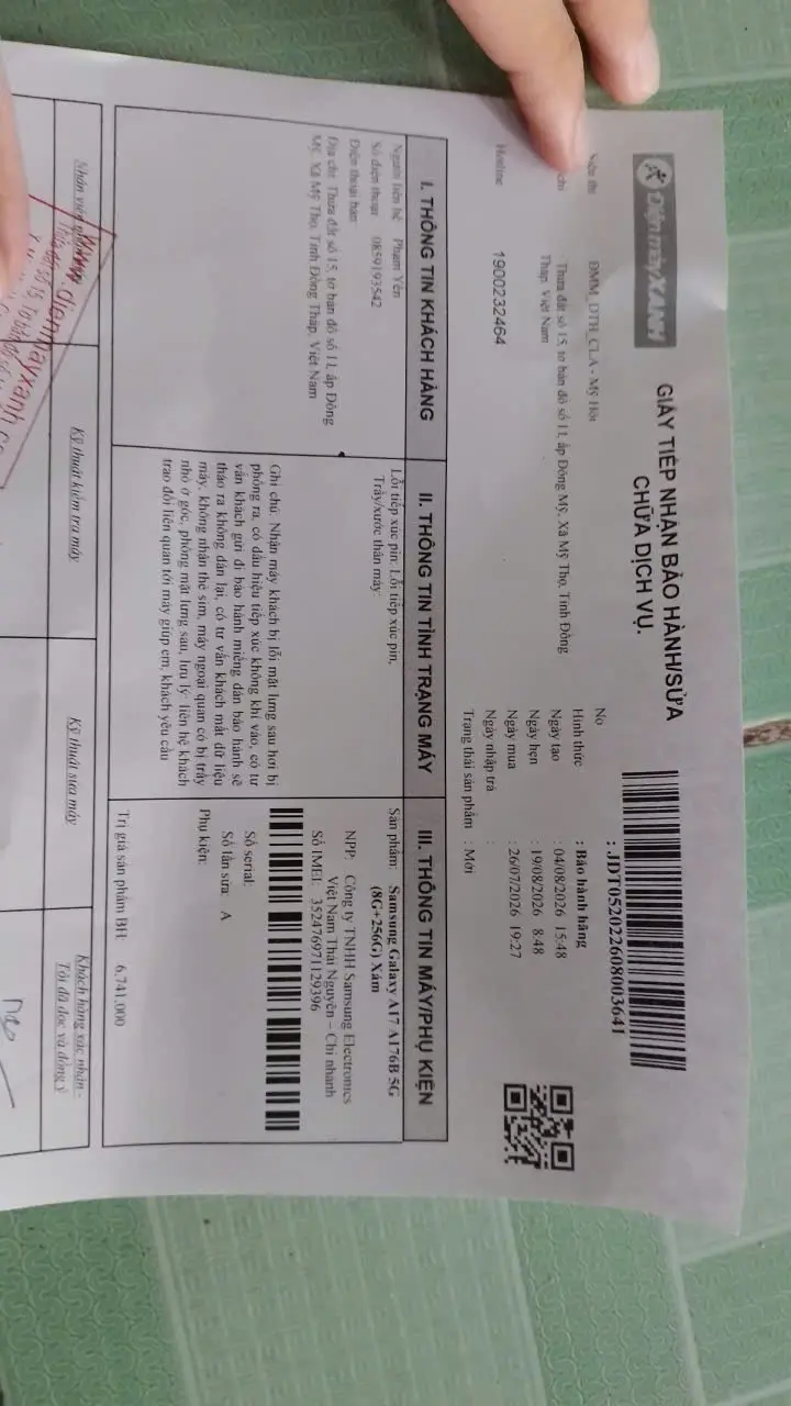 Khách hàng review Điện thoại Samsung Galaxy A17 5G 8GB/256GB 2