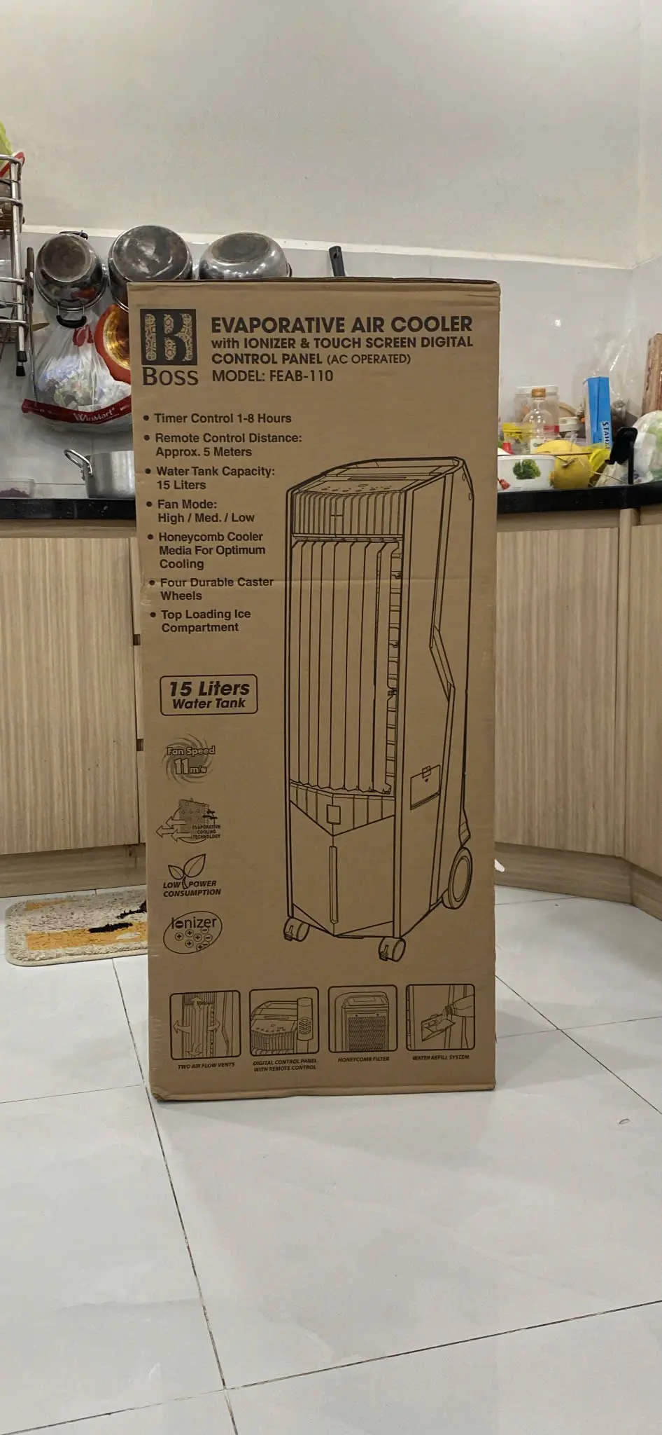 Khách hàng review Quạt điều hòa Boss FEAB-110 100W 1