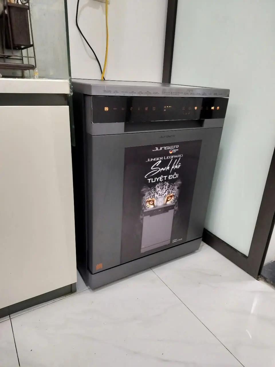 Khách hàng review Máy rửa chén độc lập Junger Leopard DWJ-143 12