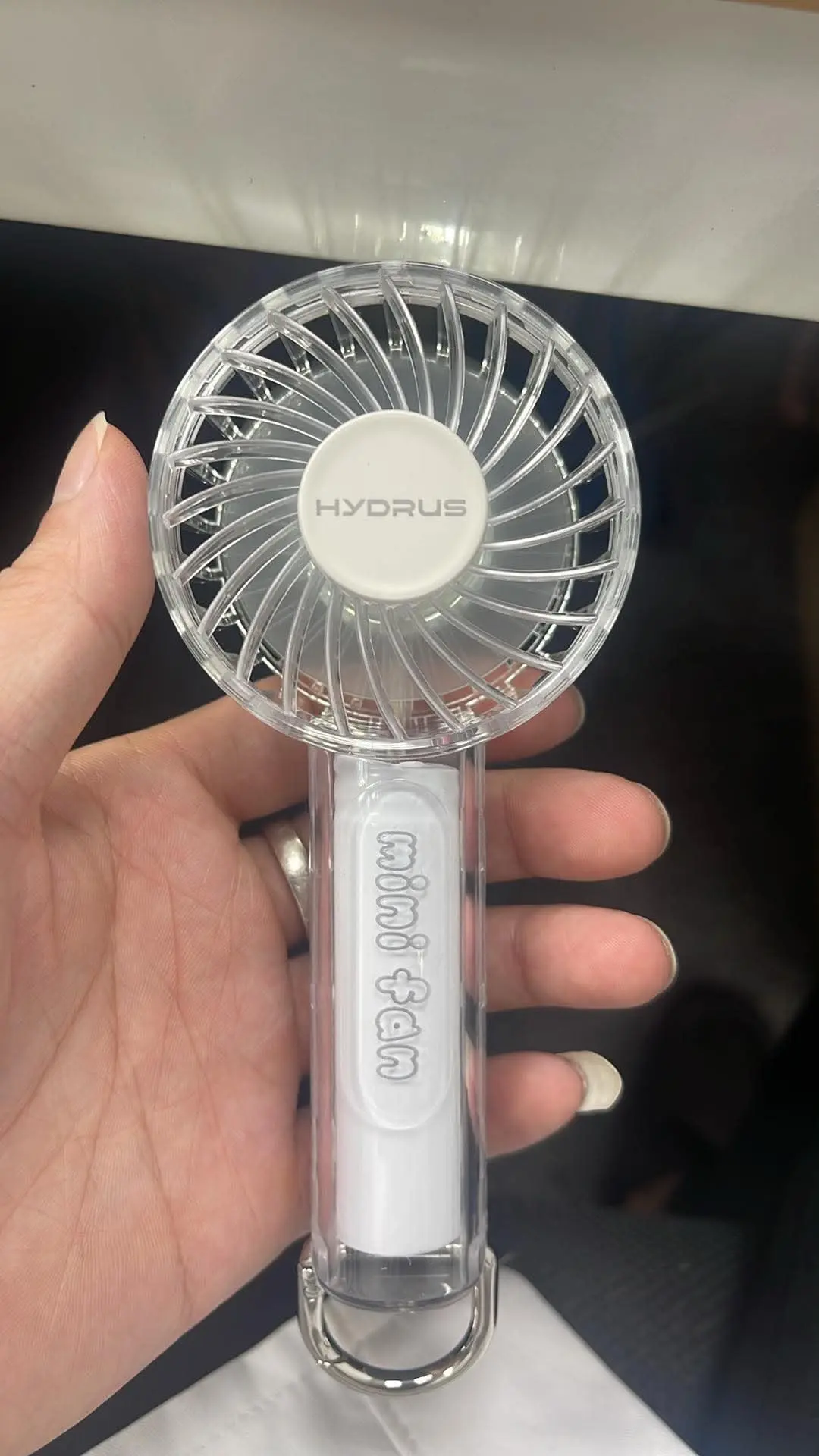Khách hàng review Quạt cầm tay mini Hydrus JF-95 1
