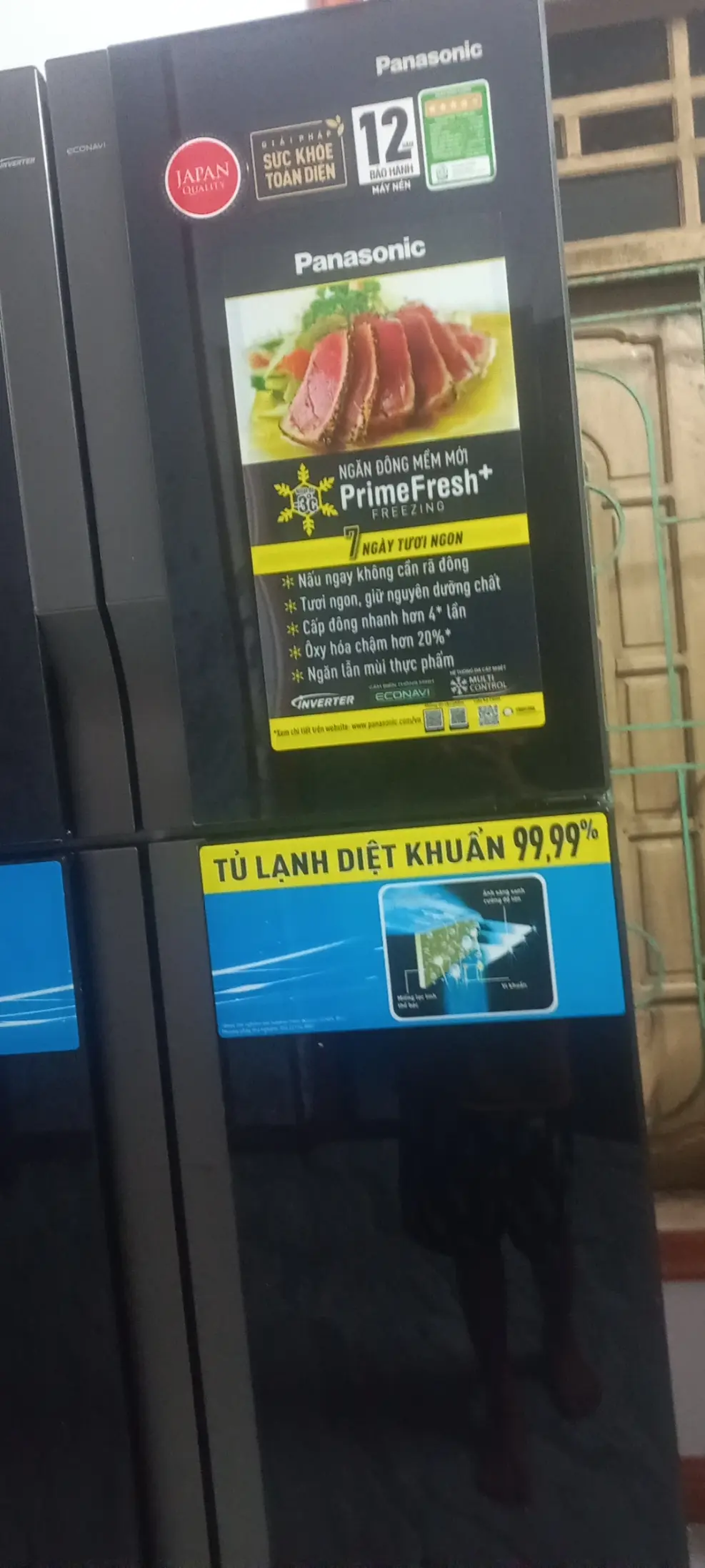 Khách hàng review Tủ lạnh Panasonic Inverter 550 lít Multi Door NR-DZ601VGKV 43
