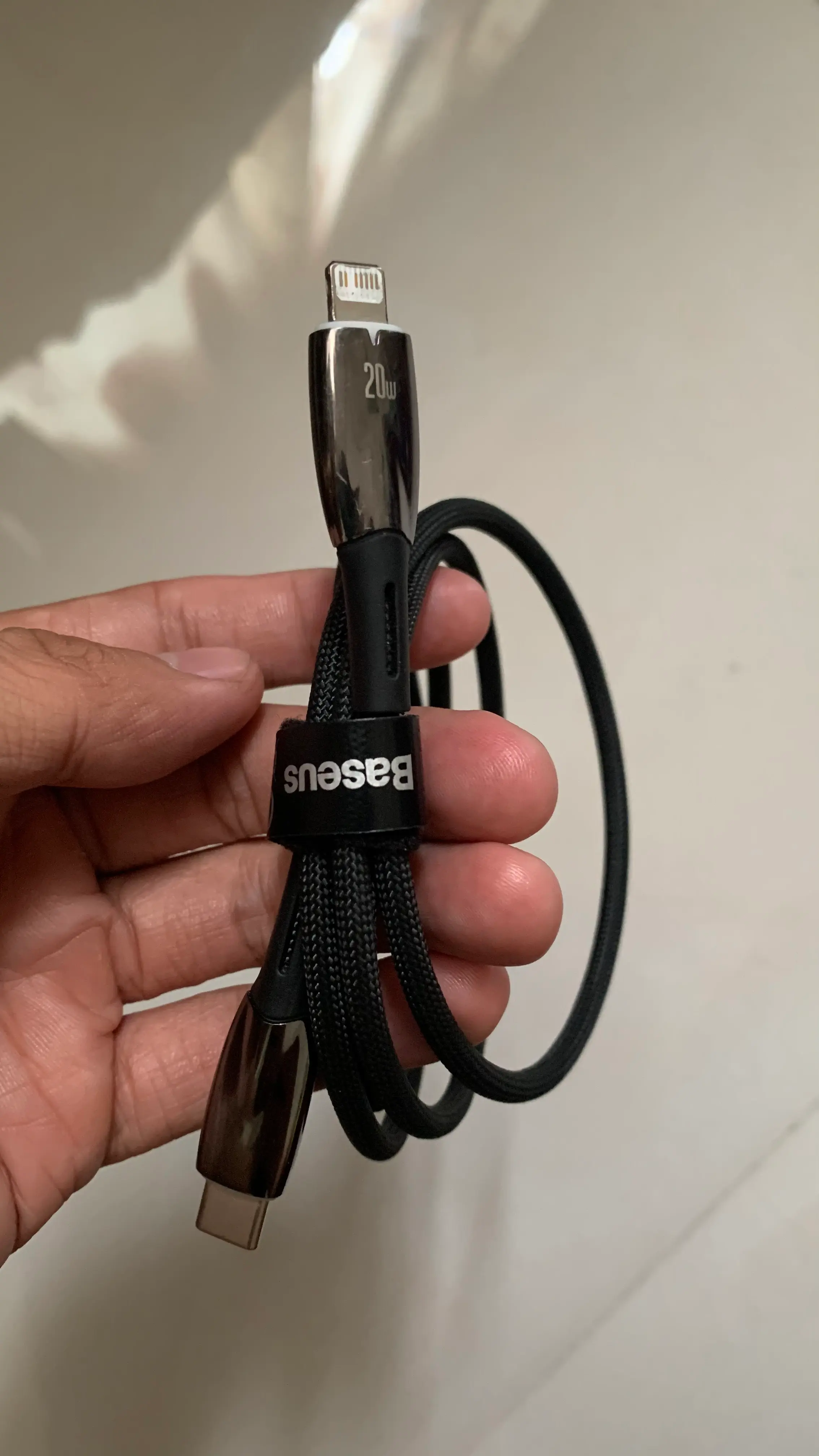 Khách hàng review Cáp Type C - Lightning 1m Baseus Glimmer CB000022 2