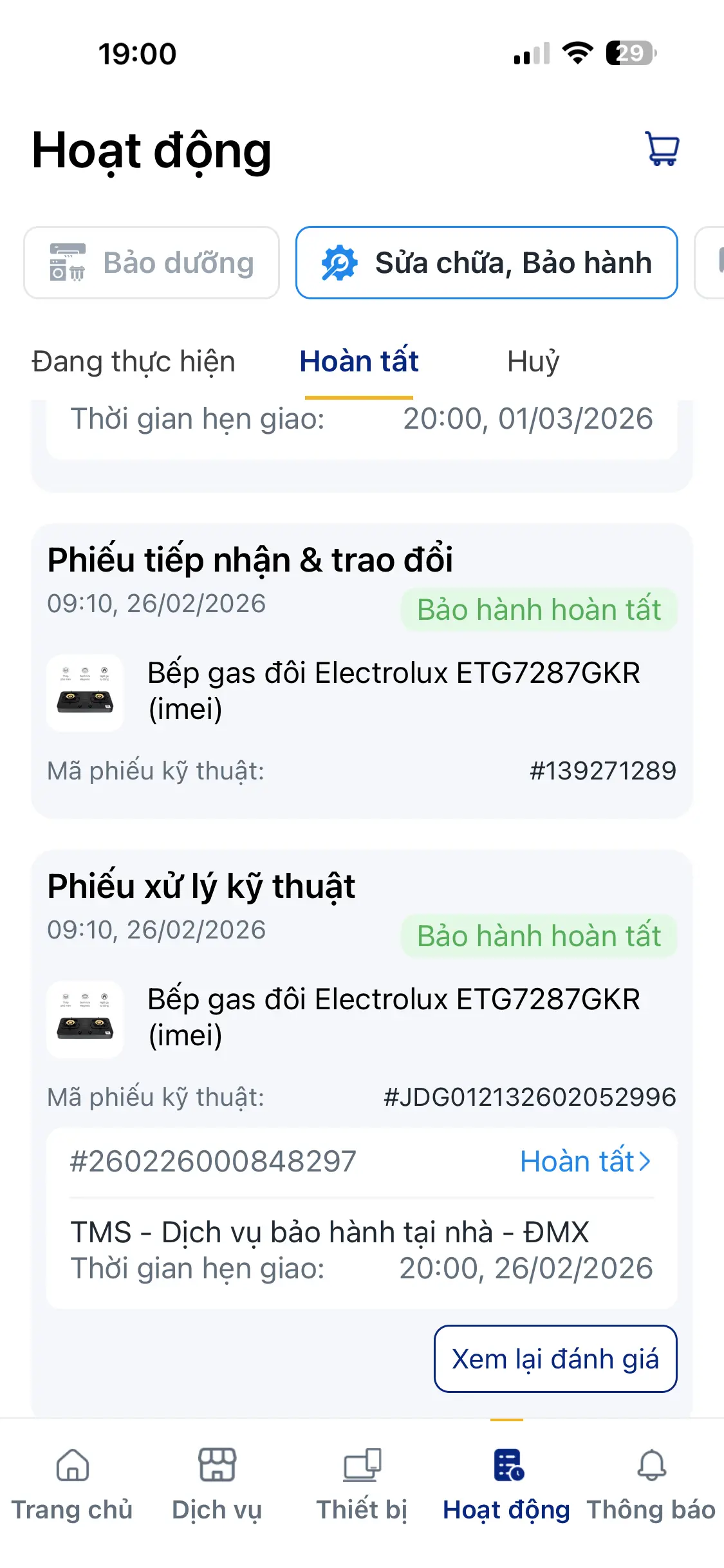 Khách hàng review Bếp ga đôi Electrolux ETG7287GKR 2