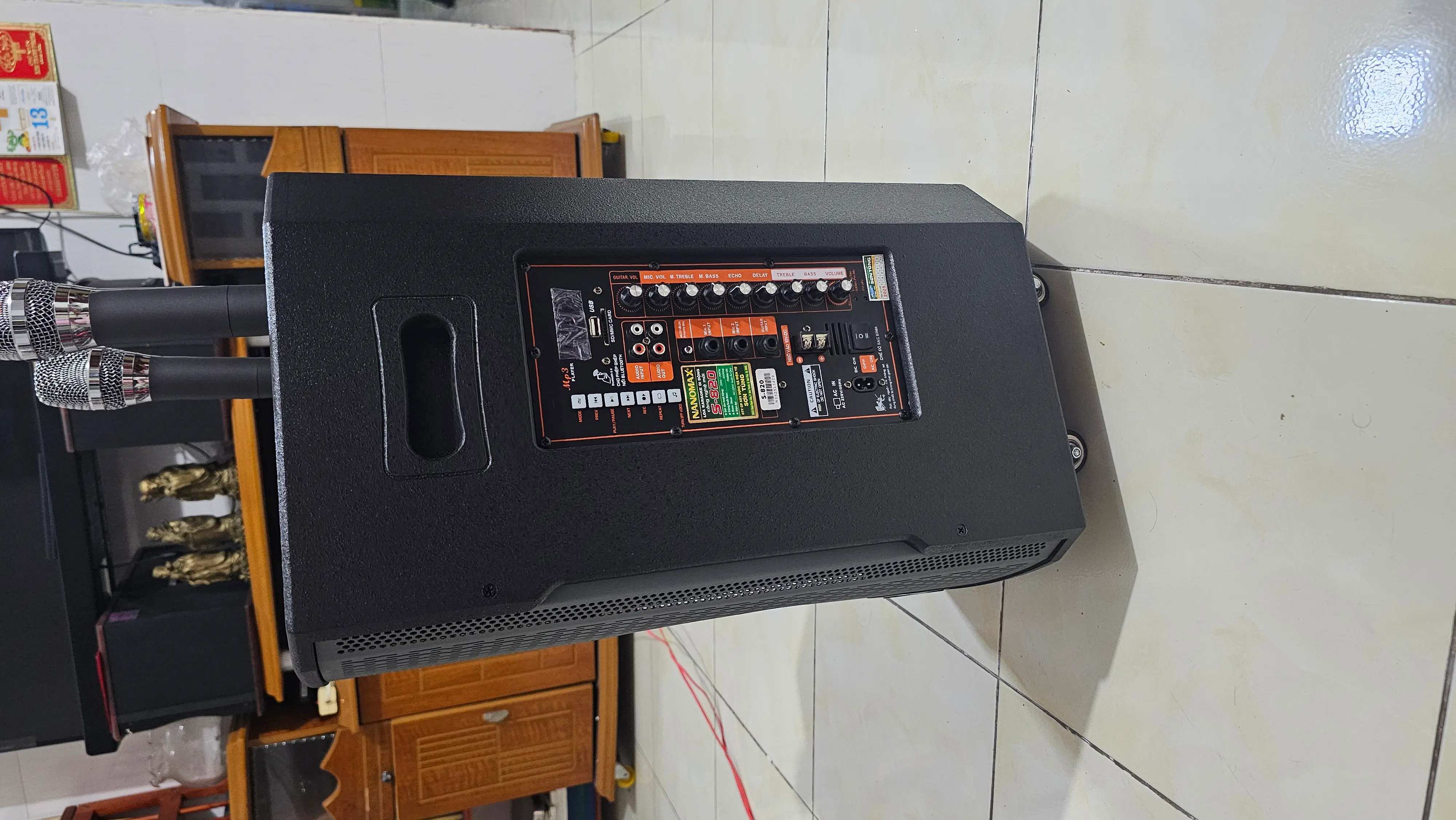 Khách hàng review Loa kéo karaoke Nanomax S-820 400W 2