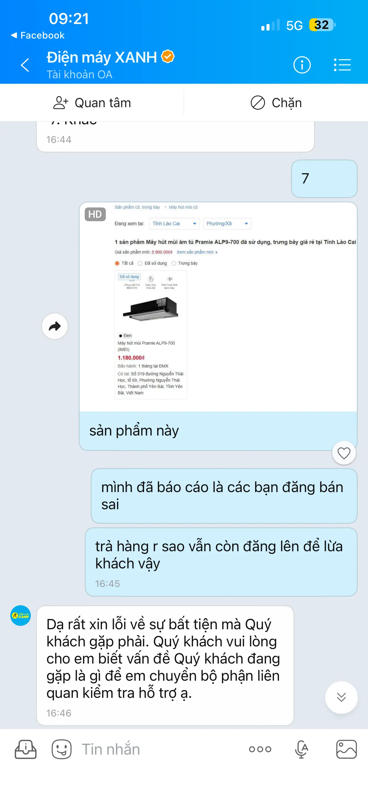 Khách hàng review Máy hút mùi âm tủ Pramie ALP9-700 1