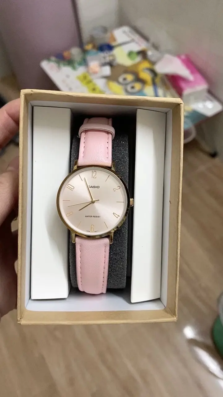 Khách hàng review Đồng hồ Casio Timeless 34 mm Nữ LTP-VT01GL-4BUDF 1