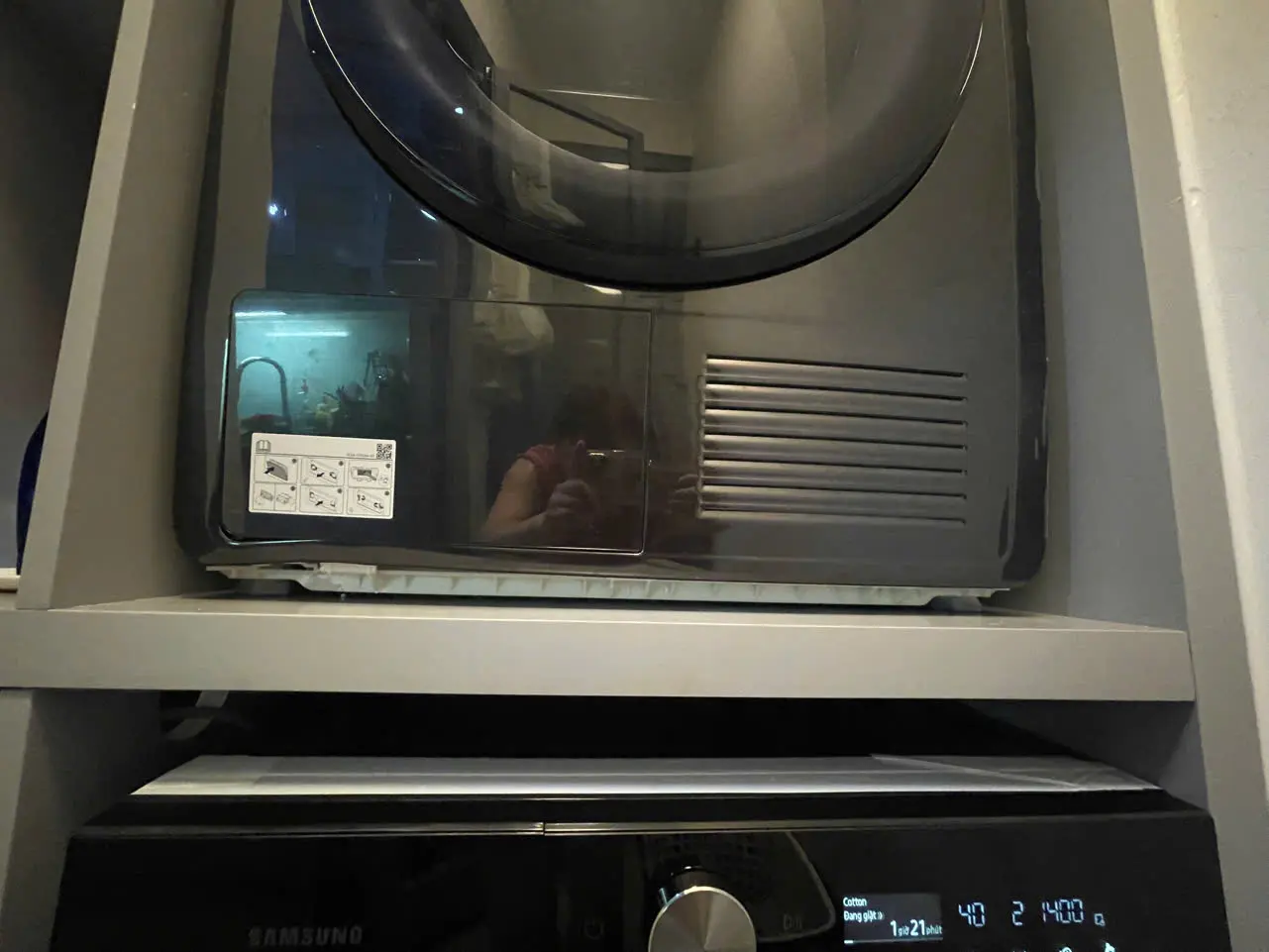 Khách hàng review Máy sấy bơm nhiệt Samsung 9 Kg DV90T7240BB/SV 2