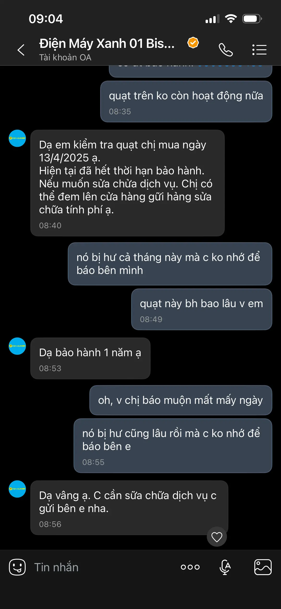 Khách hàng review Quạt điều hòa AVA RPD-60T 130W 1