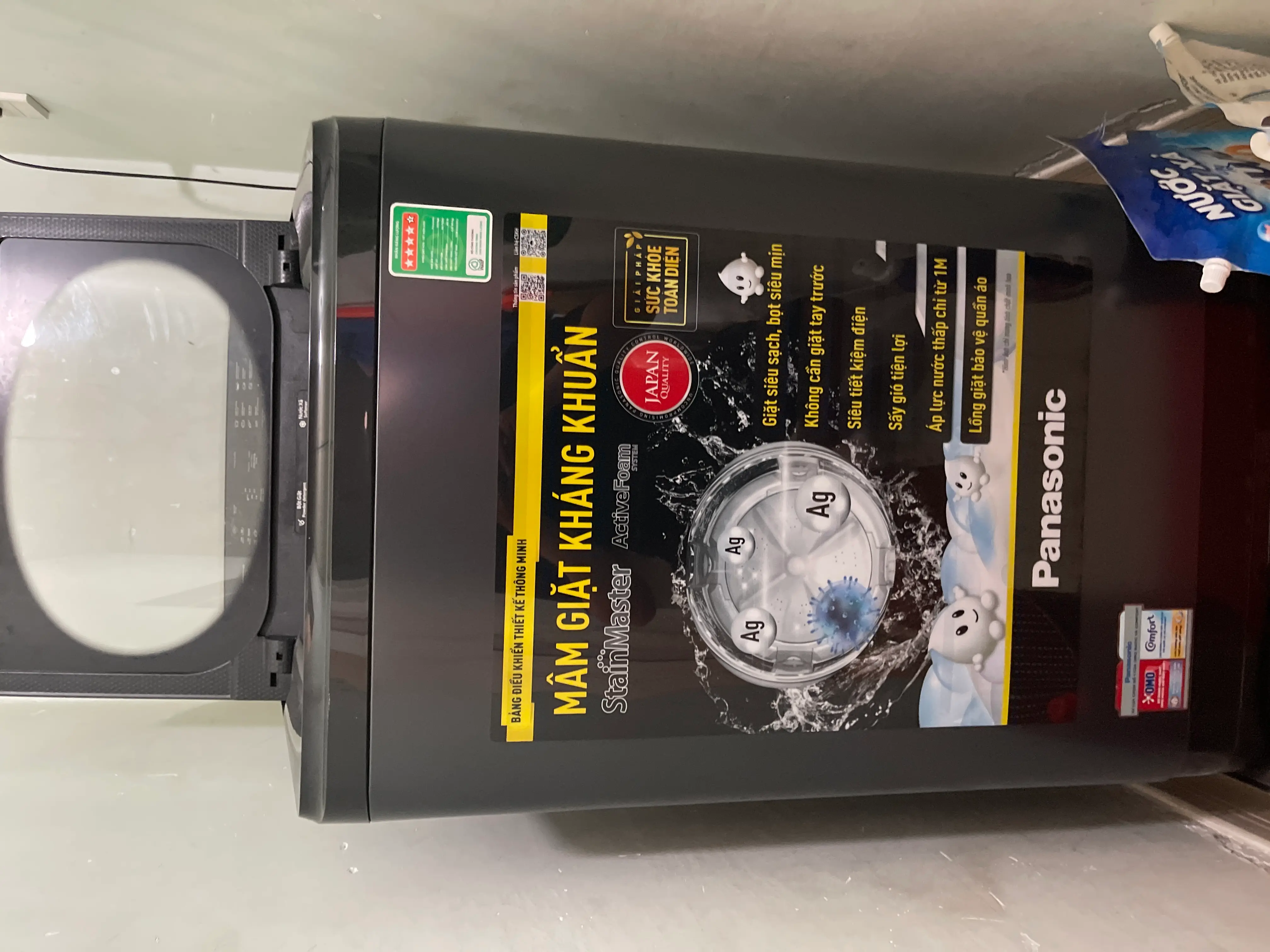 Khách hàng review Máy giặt Panasonic 8.5 Kg NA-F85A9BRV 3