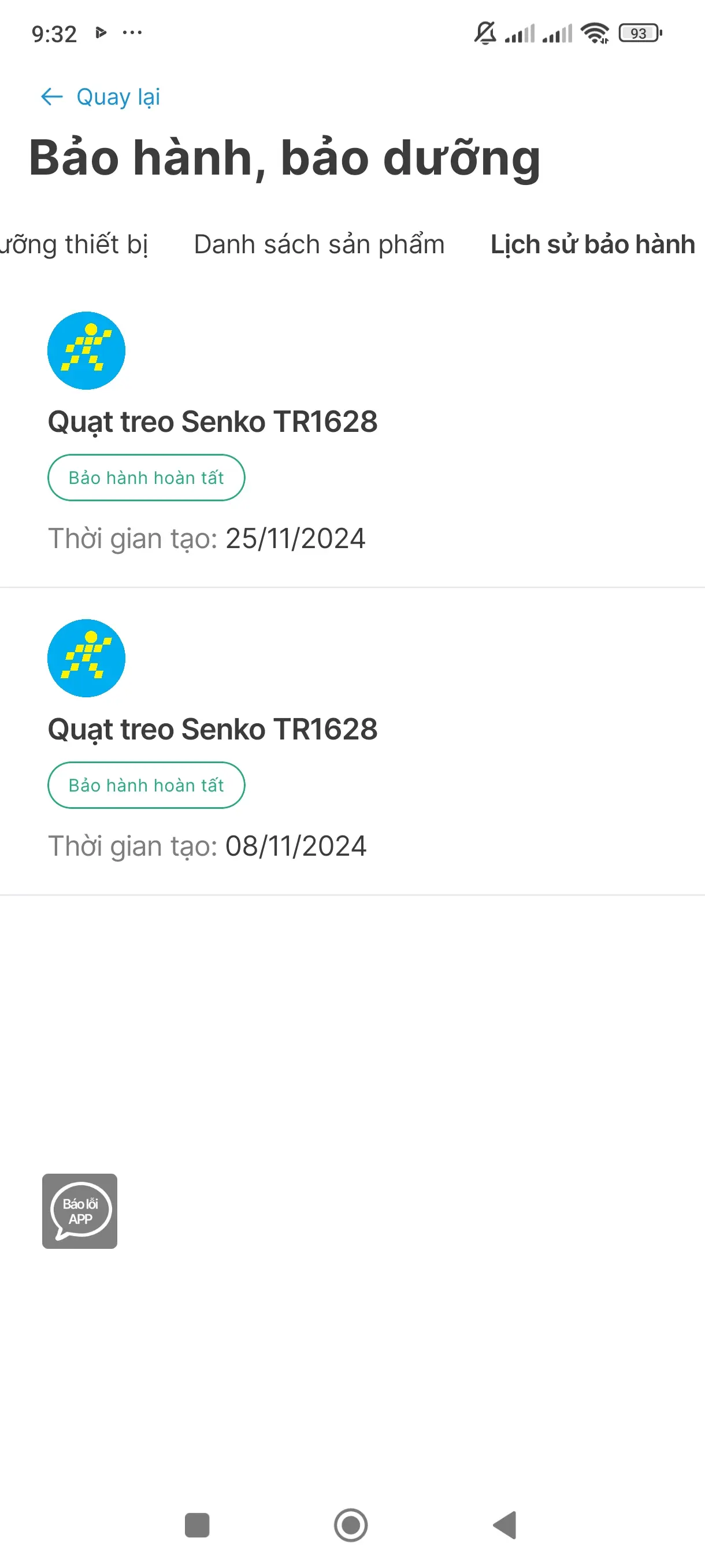 Khách hàng review Quạt treo tường Senko 3 cánh TR1628 47W 4