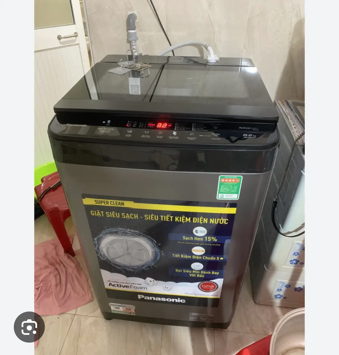 Khách hàng review Máy giặt Panasonic 8.2 kg NA-F82Y01DRV 46