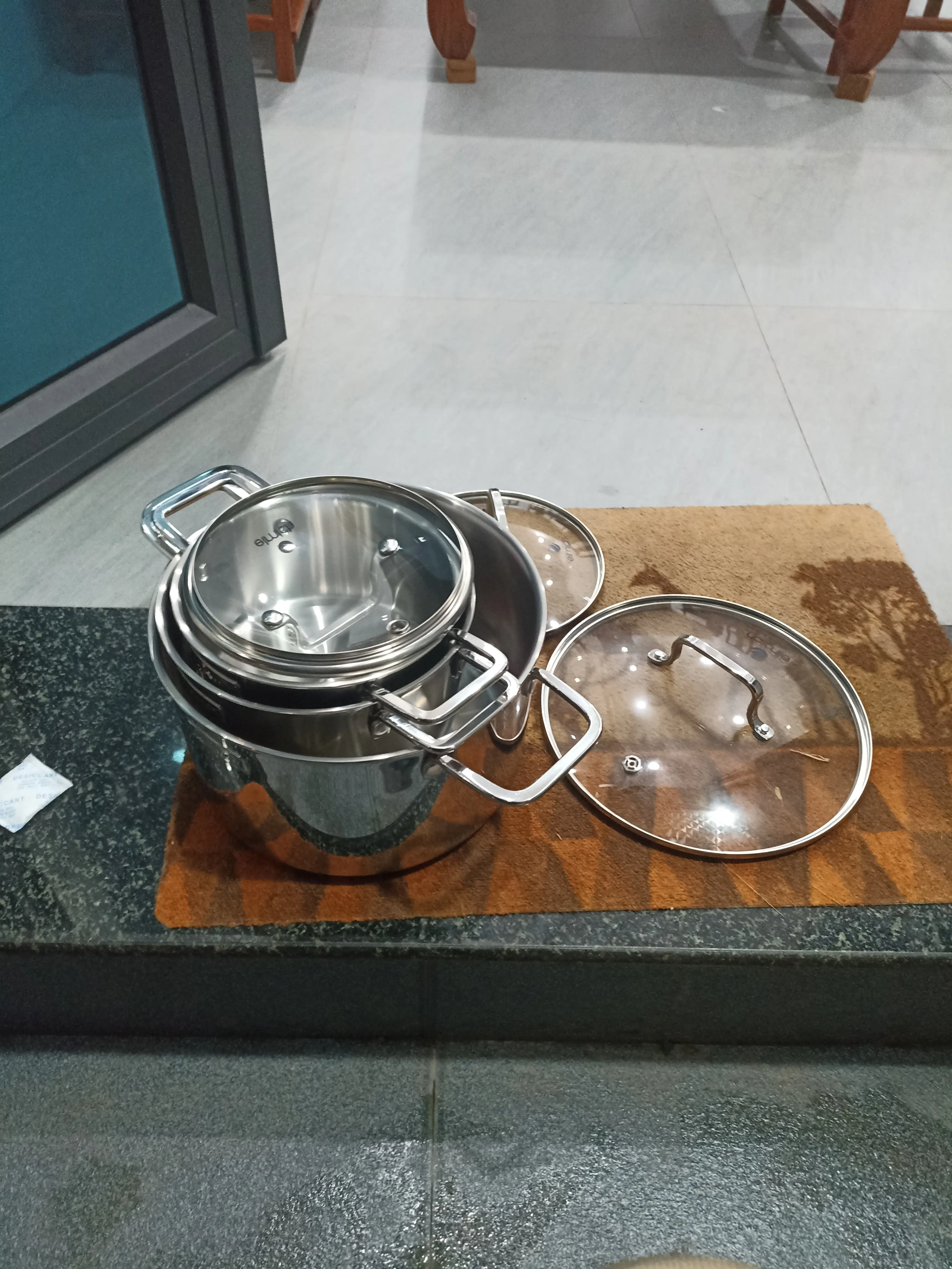 Khách hàng review Bộ 3 nồi inox 3 lớp nguyên khối nắp kính Elmich EL2488IN02 1