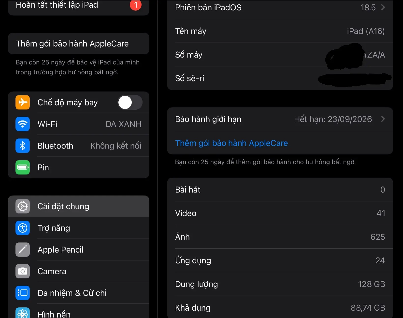Khách hàng review Máy tính bảng iPad A16 WiFi 128GB 4