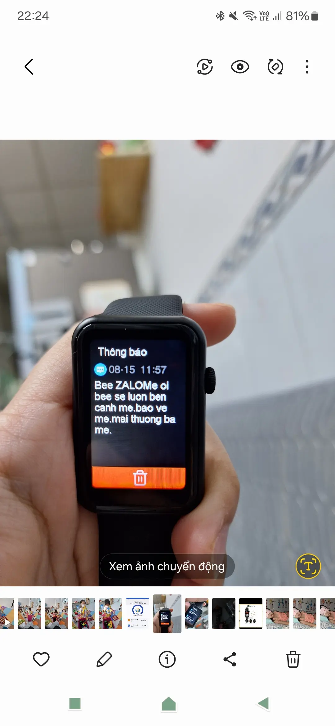 Khách hàng review BeFit WatchFit 46.7mm dây silicone 2