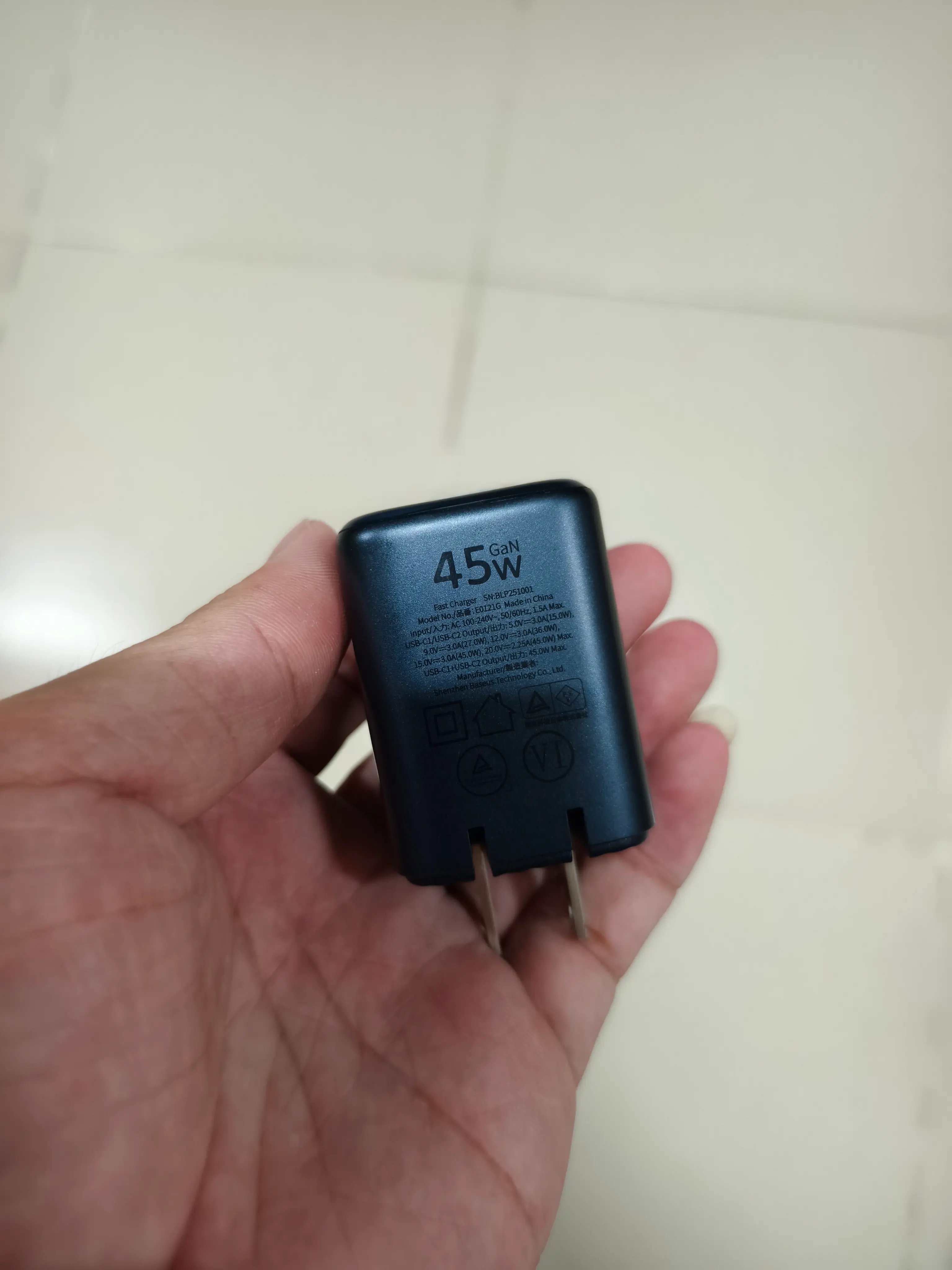 Khách hàng review Sạc nhanh 2 cổng Type-C PD GaN6 Pro 45W Baseus PicoGo AN13 E0121G 1
